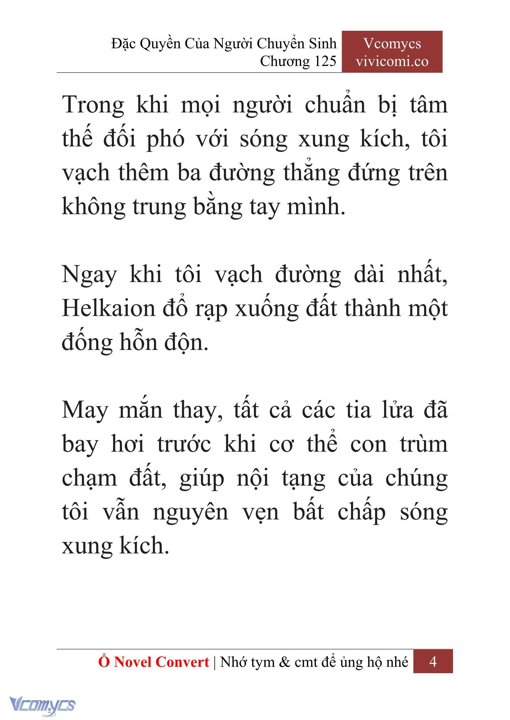 [Novel] Đặc Quyền Của Người Chuyển Sinh Chapter  125 - 6