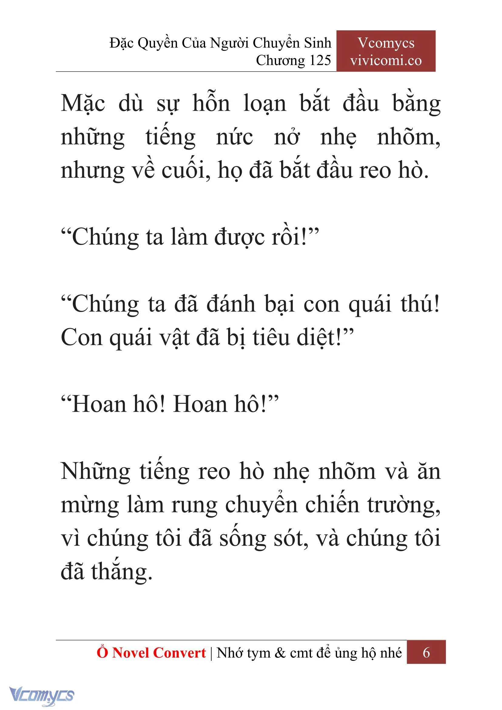 [Novel] Đặc Quyền Của Người Chuyển Sinh Chapter  125 - 8