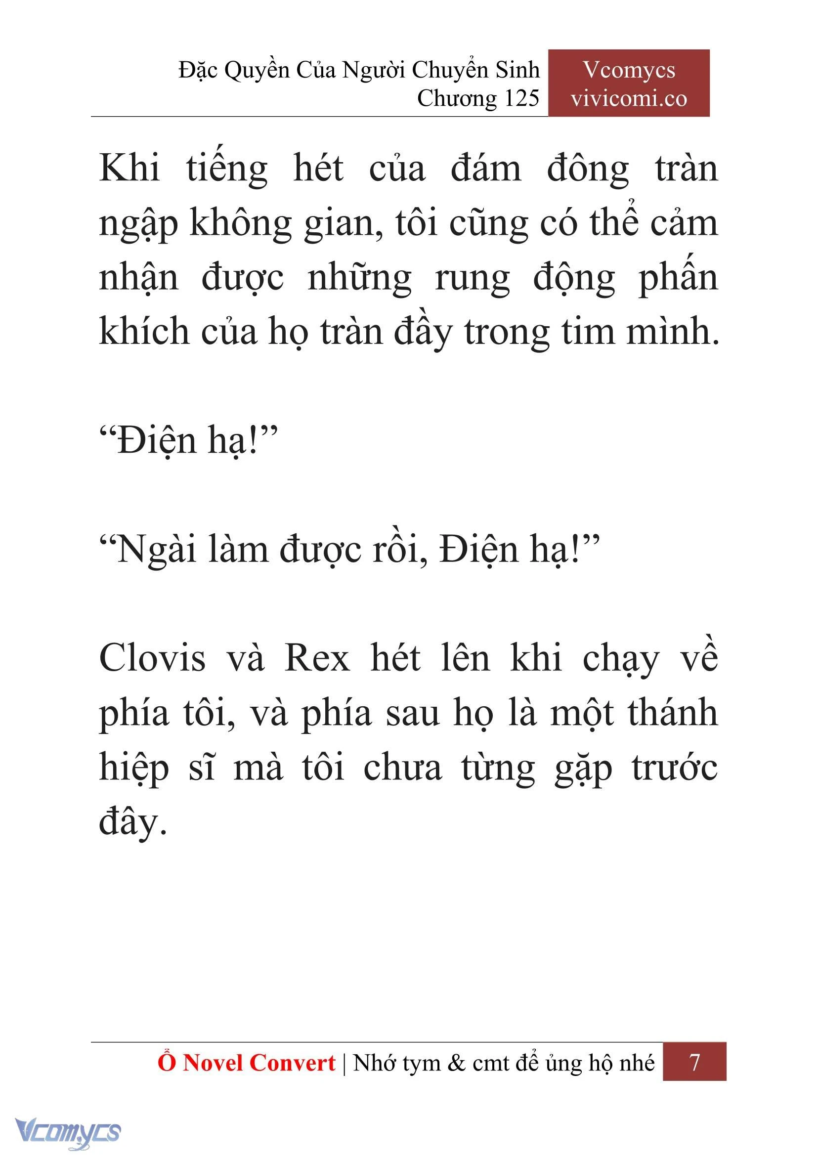 [Novel] Đặc Quyền Của Người Chuyển Sinh Chapter  125 - 9