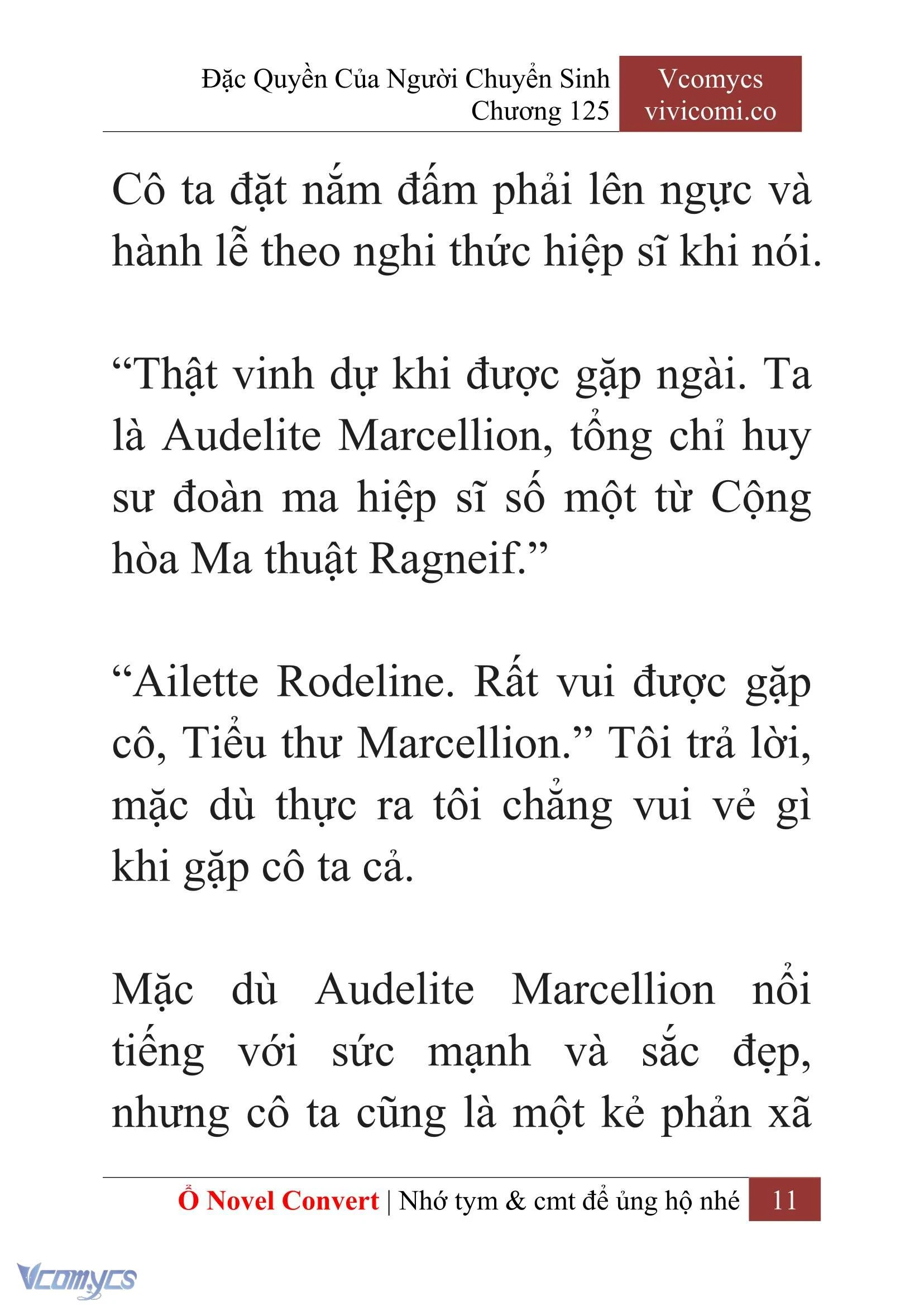 [Novel] Đặc Quyền Của Người Chuyển Sinh Chapter  125 - 13