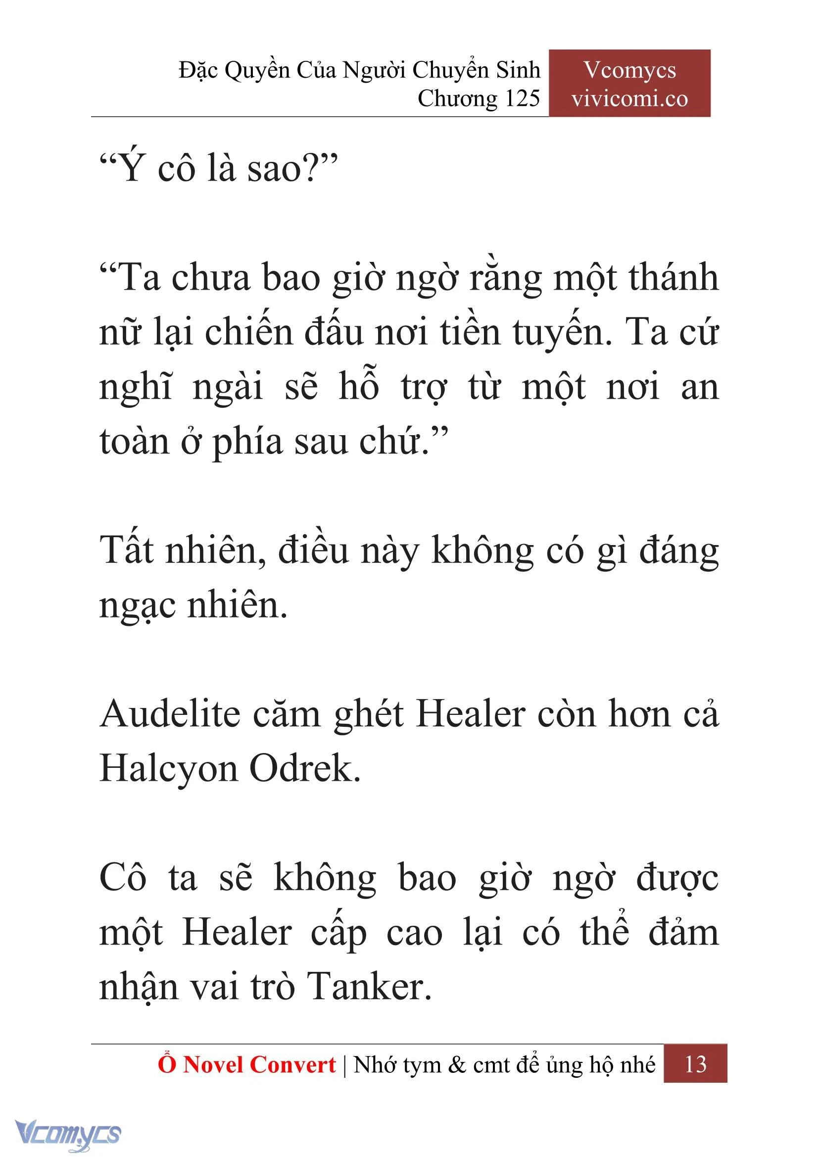 [Novel] Đặc Quyền Của Người Chuyển Sinh Chapter  125 - 15