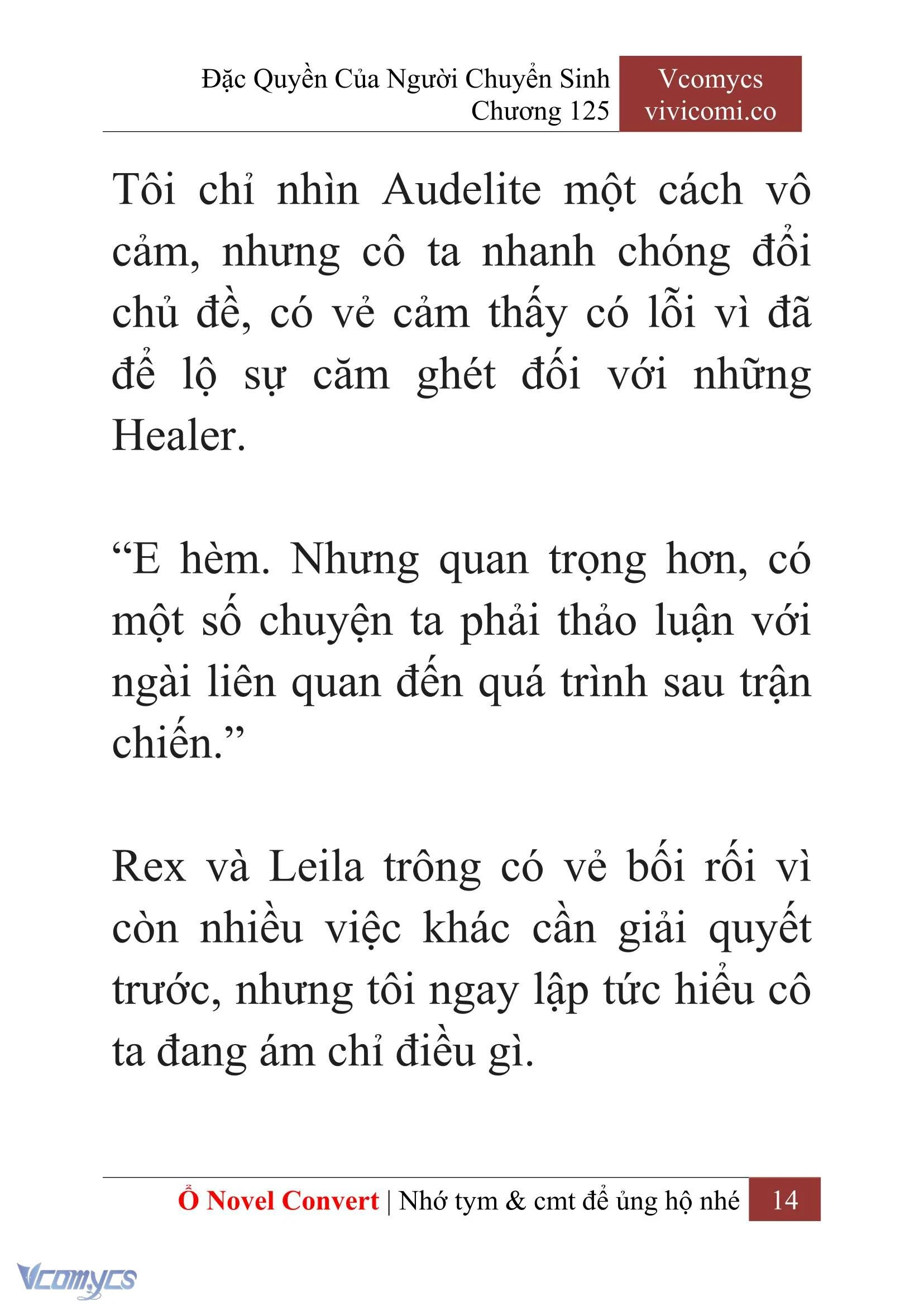 [Novel] Đặc Quyền Của Người Chuyển Sinh Chapter  125 - 16