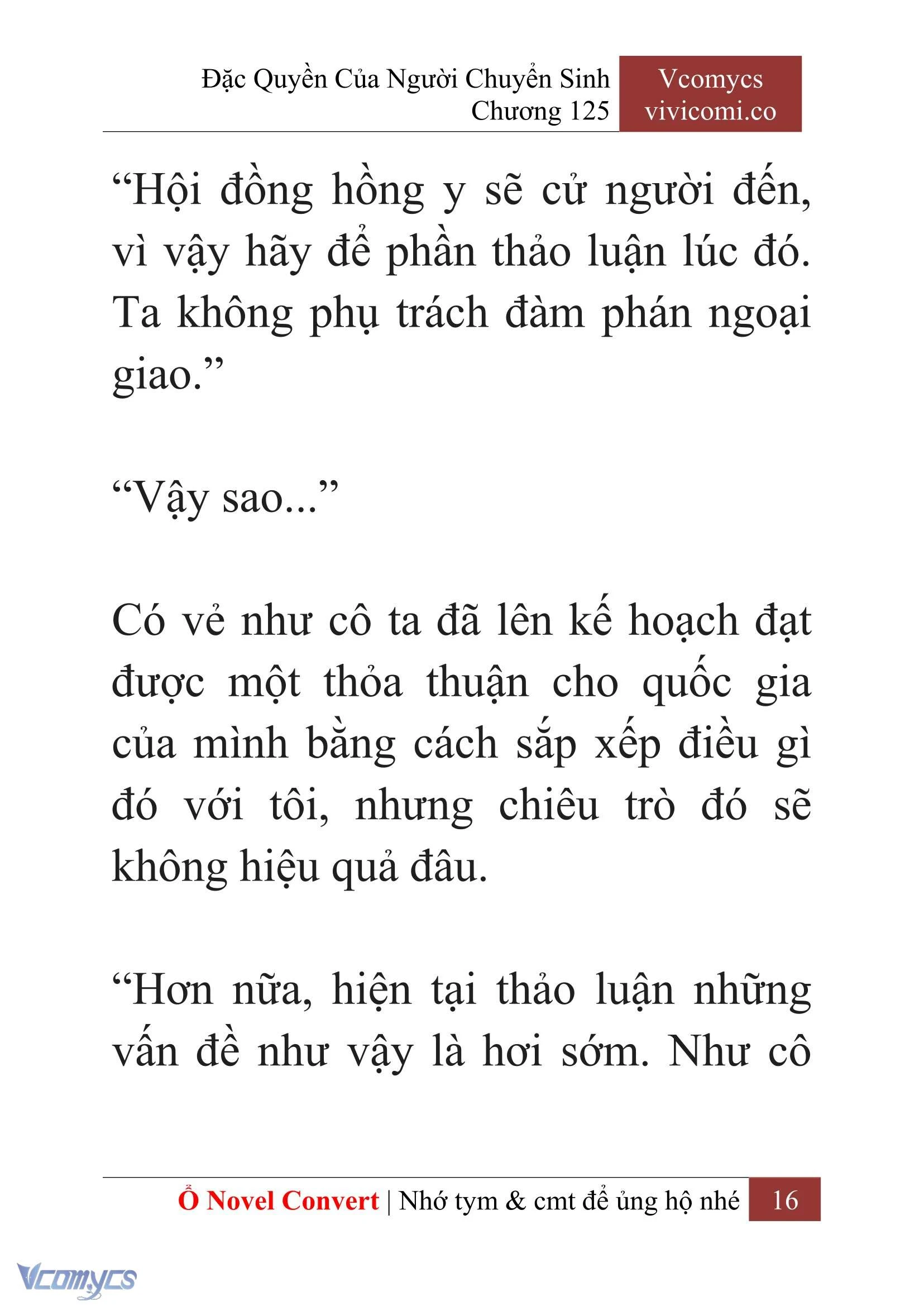[Novel] Đặc Quyền Của Người Chuyển Sinh Chapter  125 - 18