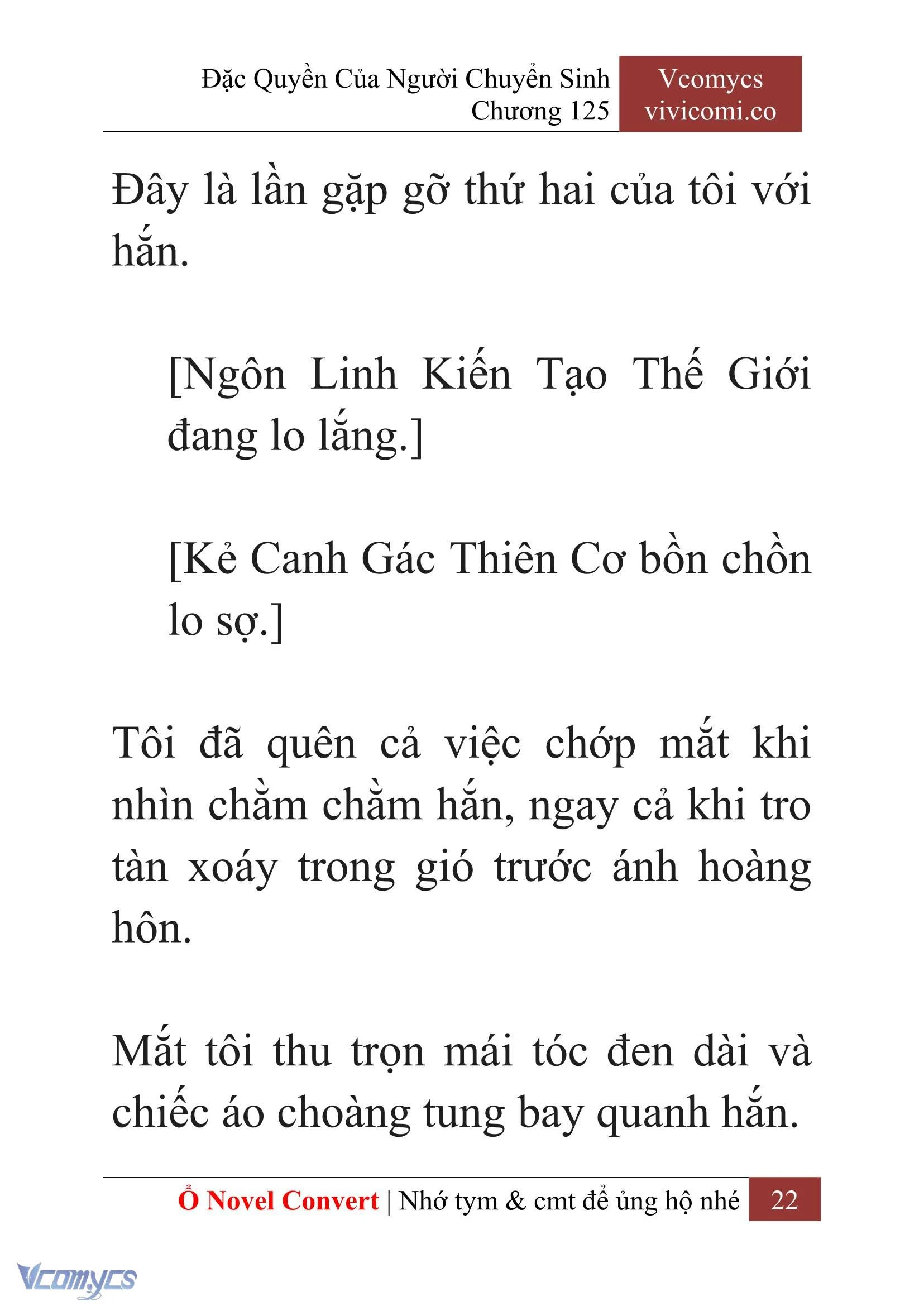 [Novel] Đặc Quyền Của Người Chuyển Sinh Chapter  125 - 24
