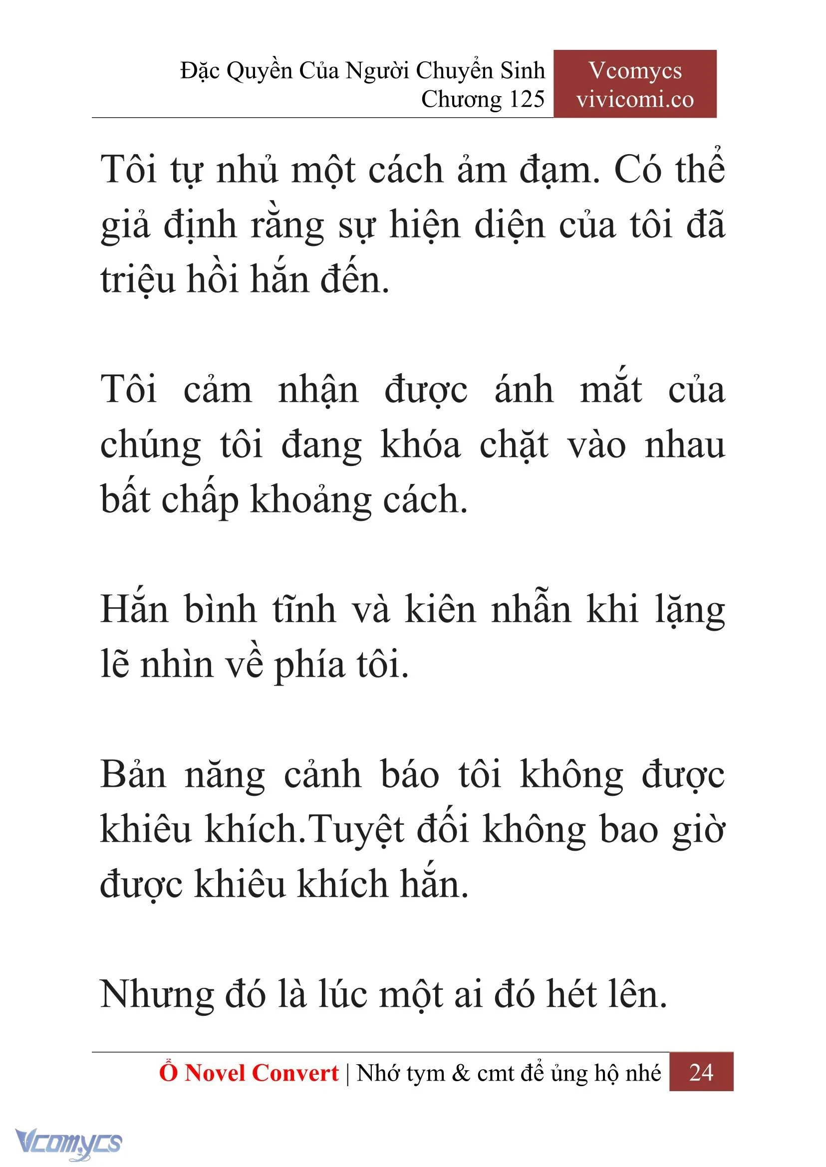 [Novel] Đặc Quyền Của Người Chuyển Sinh Chapter  125 - 26