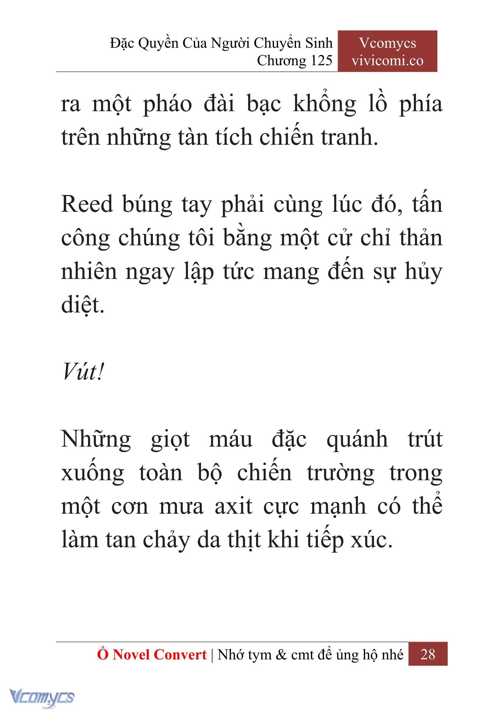 [Novel] Đặc Quyền Của Người Chuyển Sinh Chapter  125 - 30
