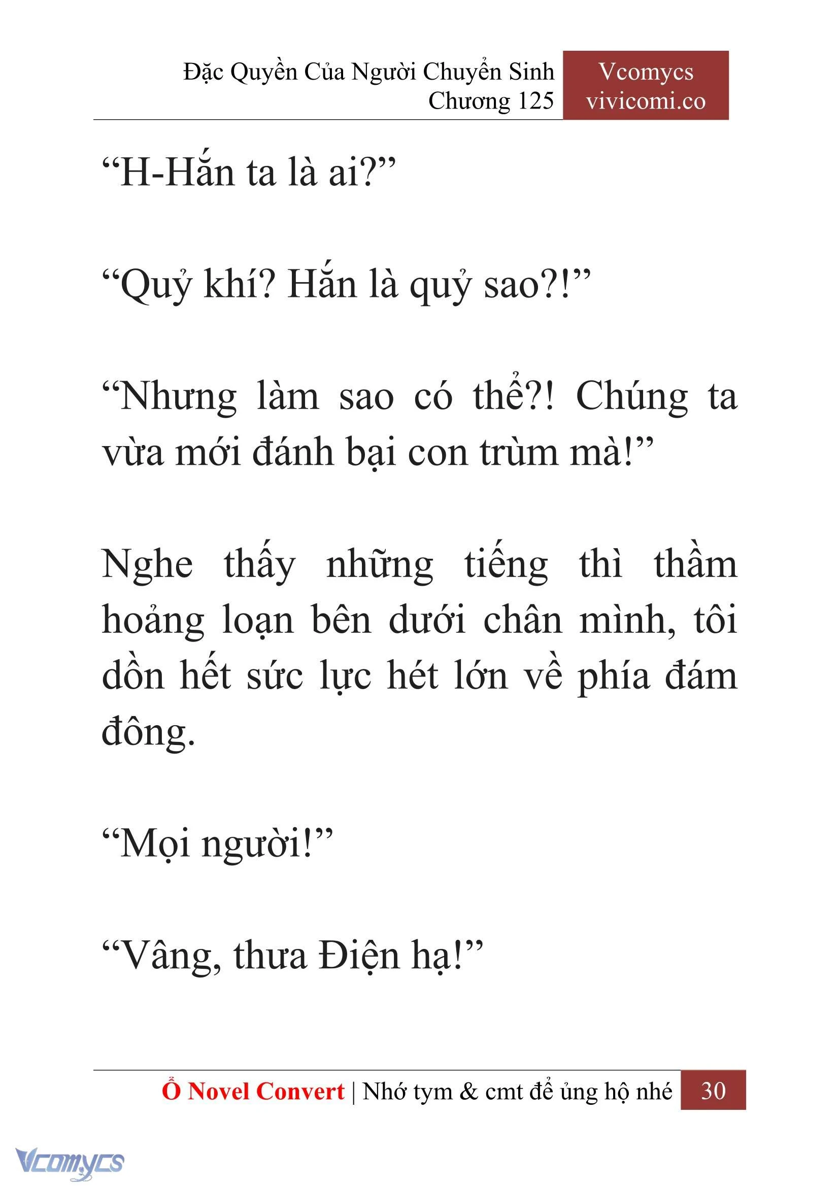 [Novel] Đặc Quyền Của Người Chuyển Sinh Chapter  125 - 32