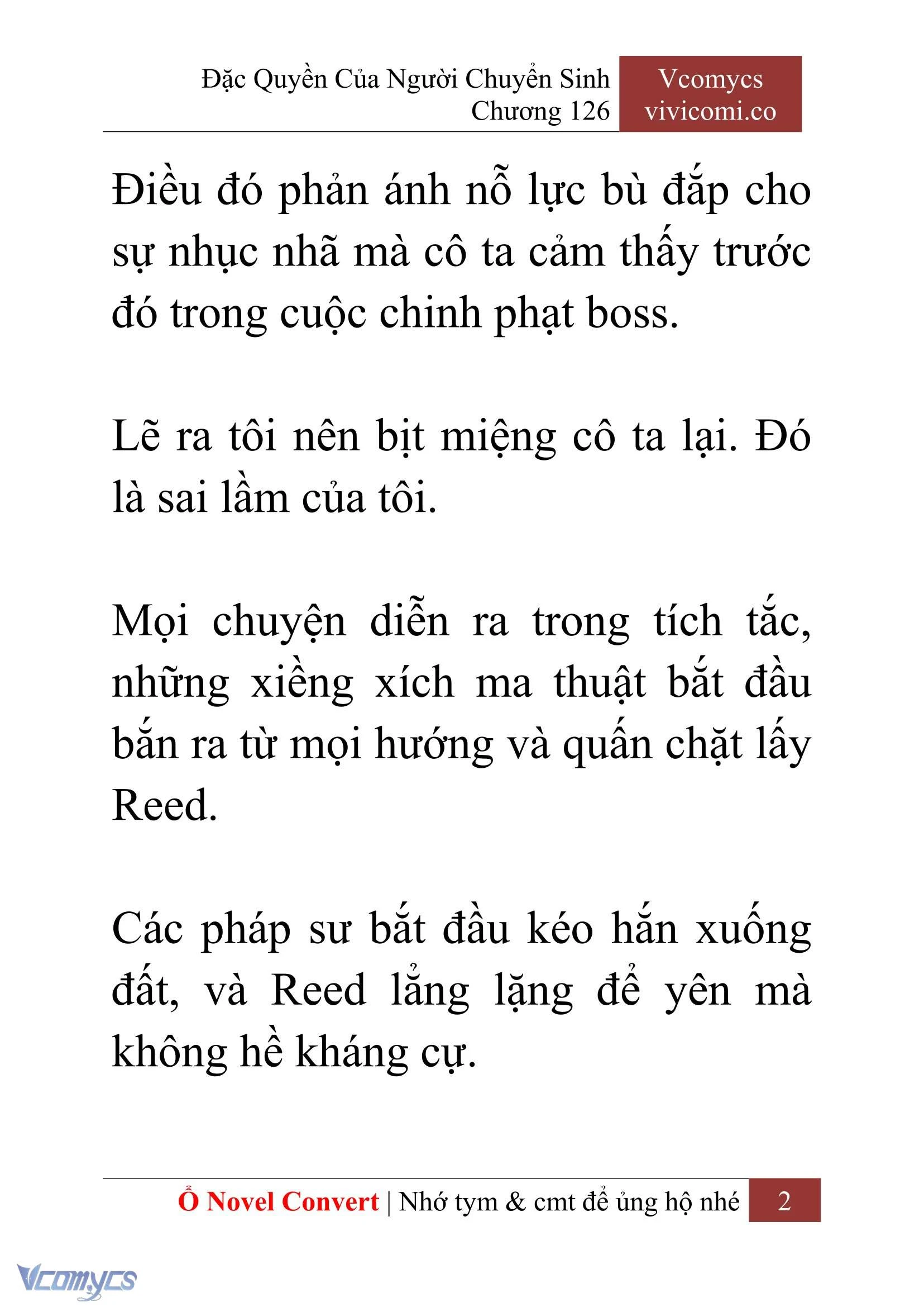 [Novel] Đặc Quyền Của Người Chuyển Sinh Chapter  126 - 4