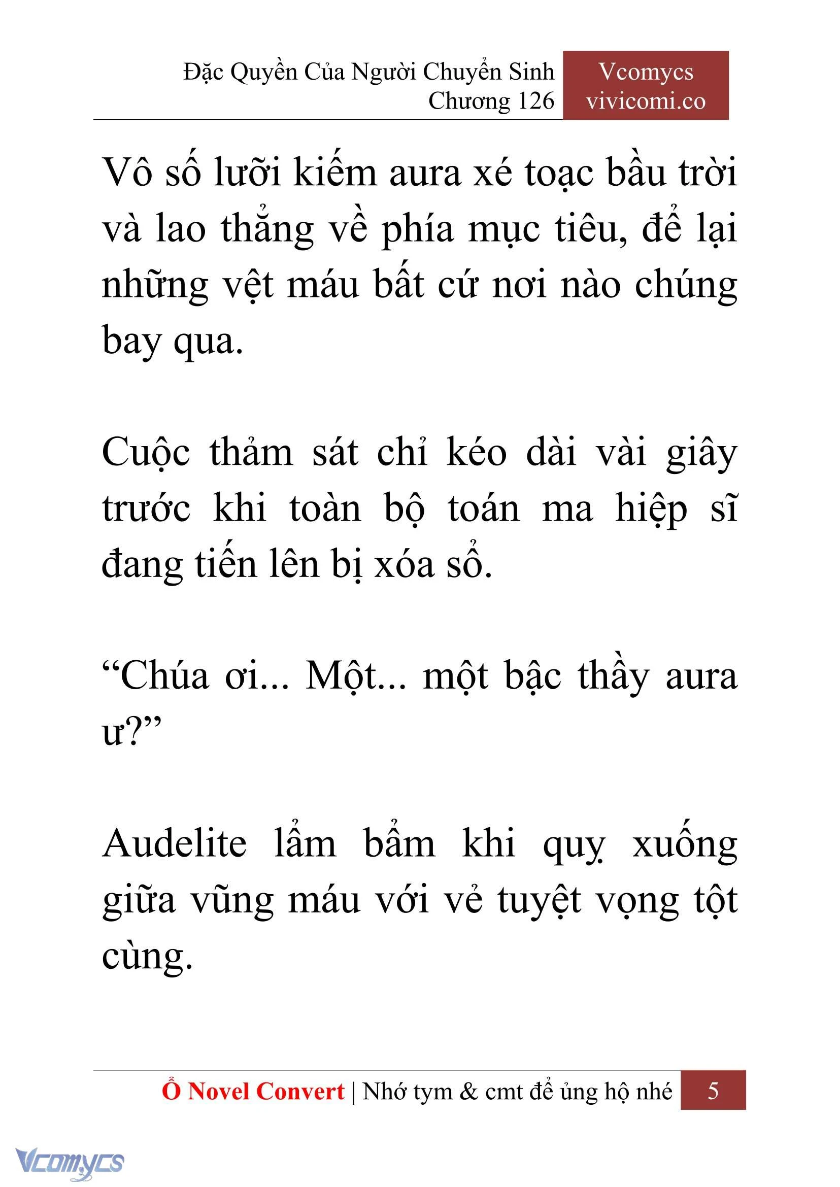 [Novel] Đặc Quyền Của Người Chuyển Sinh Chapter  126 - 7