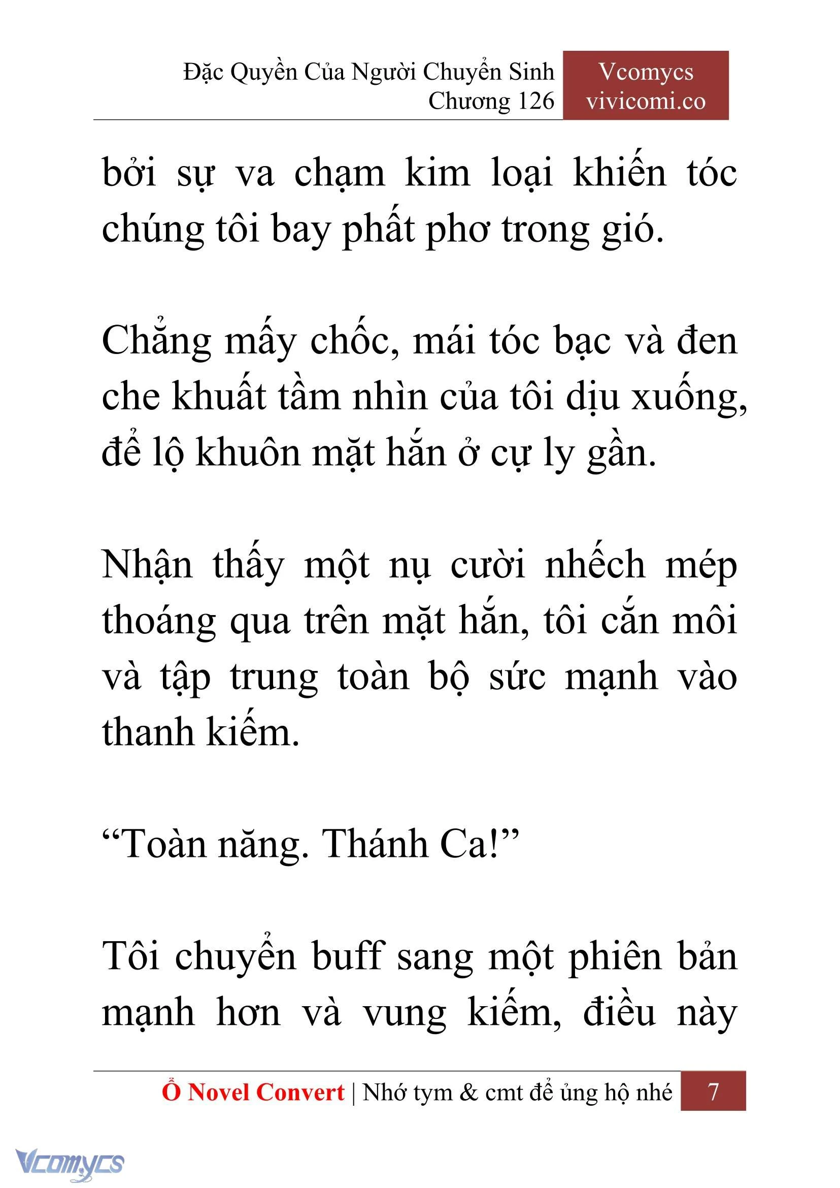 [Novel] Đặc Quyền Của Người Chuyển Sinh Chapter  126 - 9