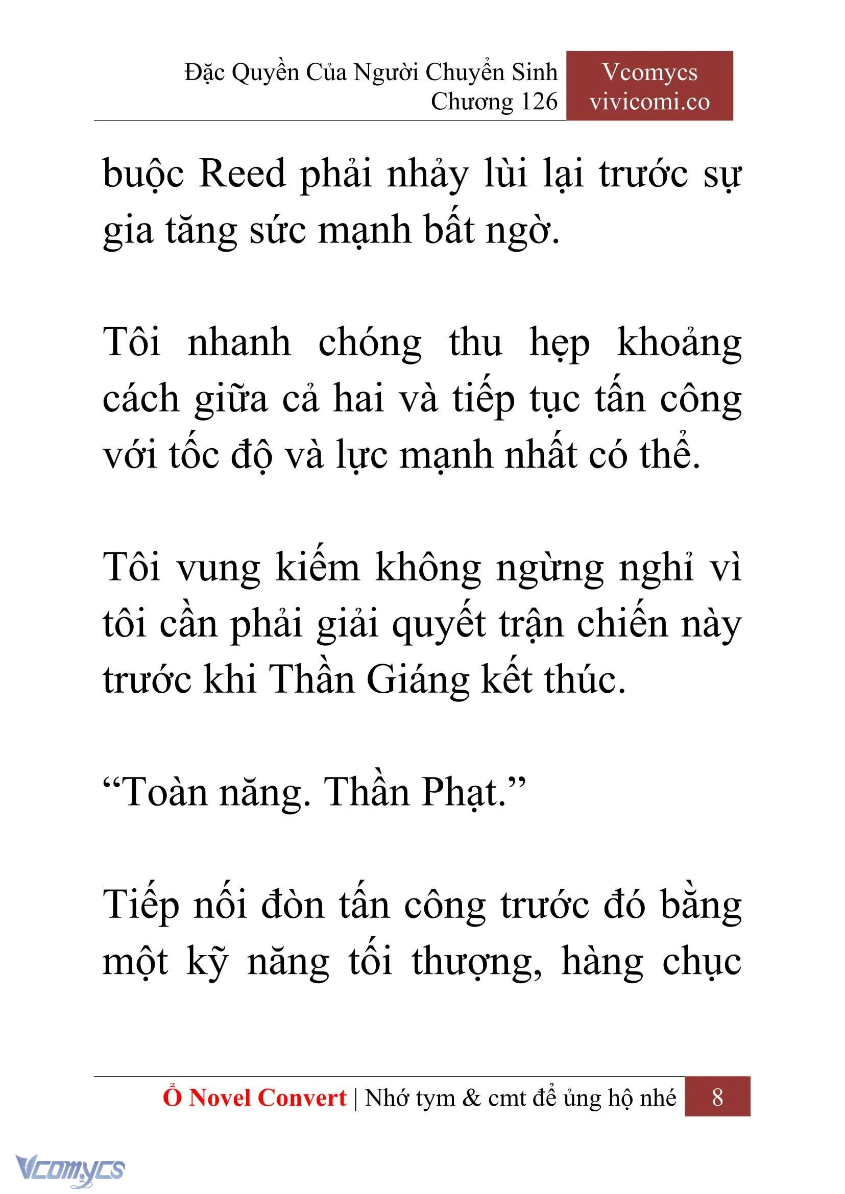 [Novel] Đặc Quyền Của Người Chuyển Sinh Chapter  126 - 10