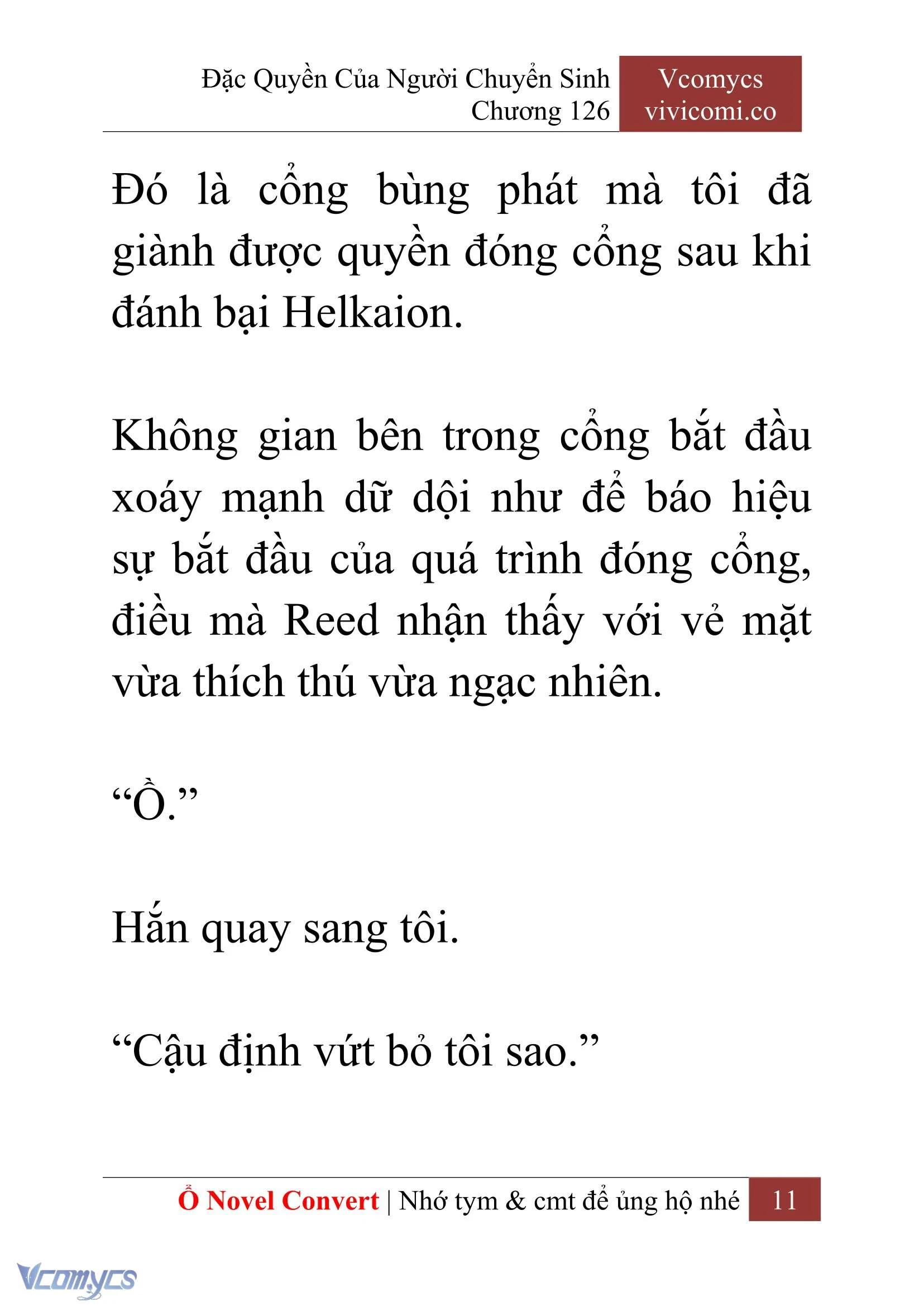 [Novel] Đặc Quyền Của Người Chuyển Sinh Chapter  126 - 13