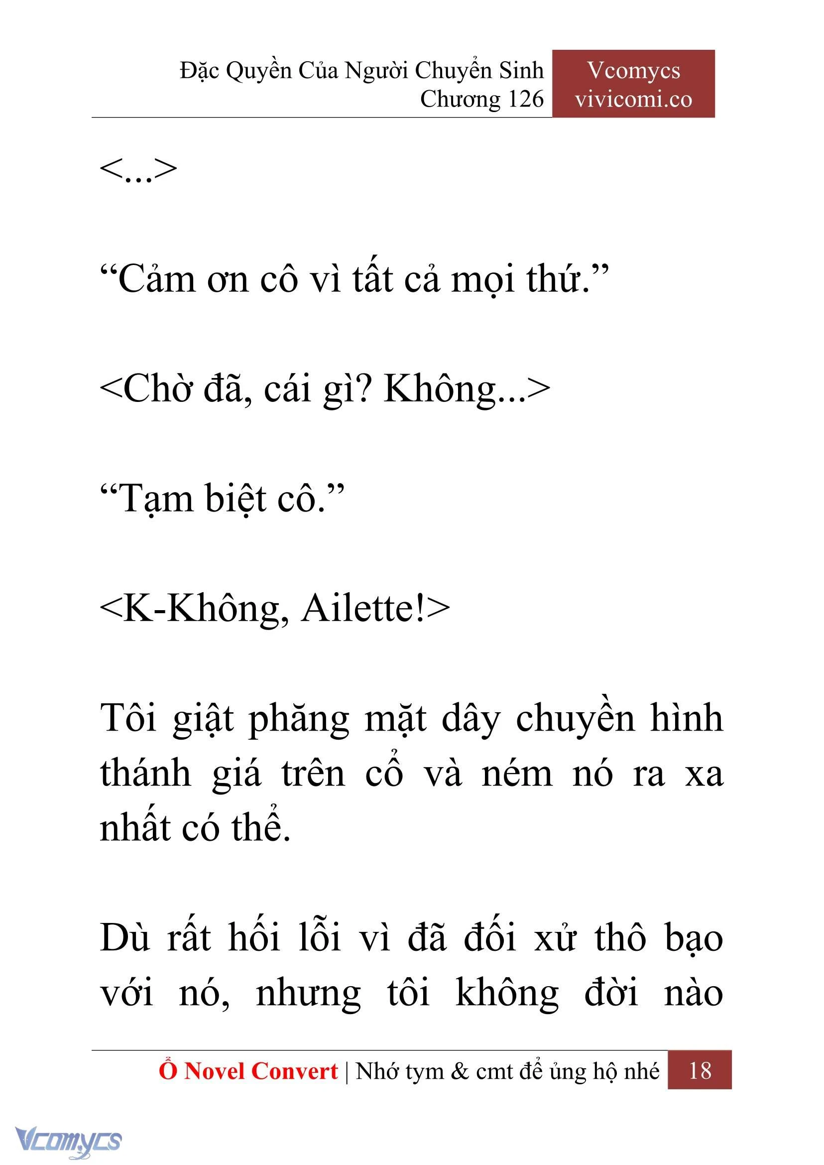 [Novel] Đặc Quyền Của Người Chuyển Sinh Chapter  126 - 20