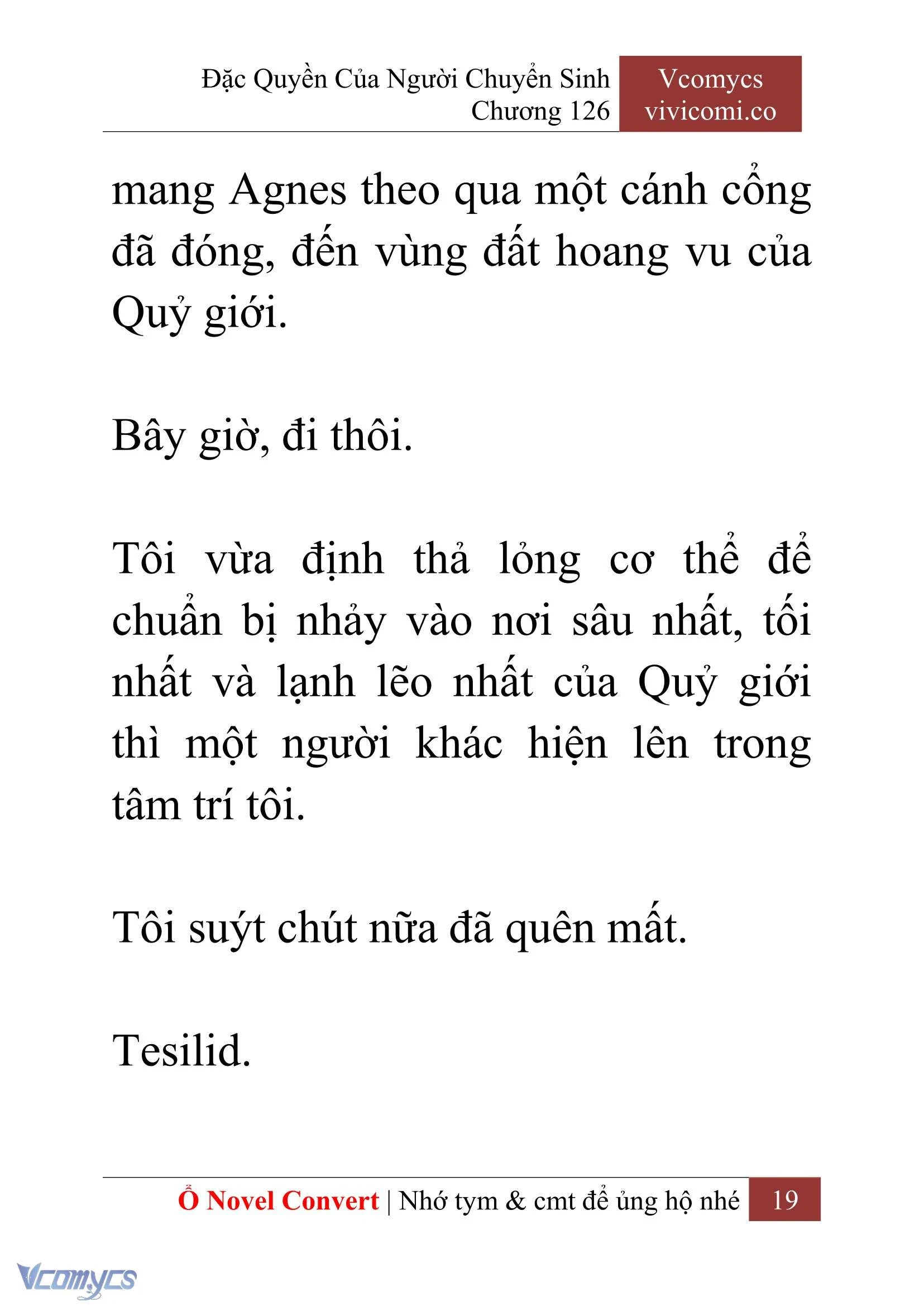 [Novel] Đặc Quyền Của Người Chuyển Sinh Chapter  126 - 21