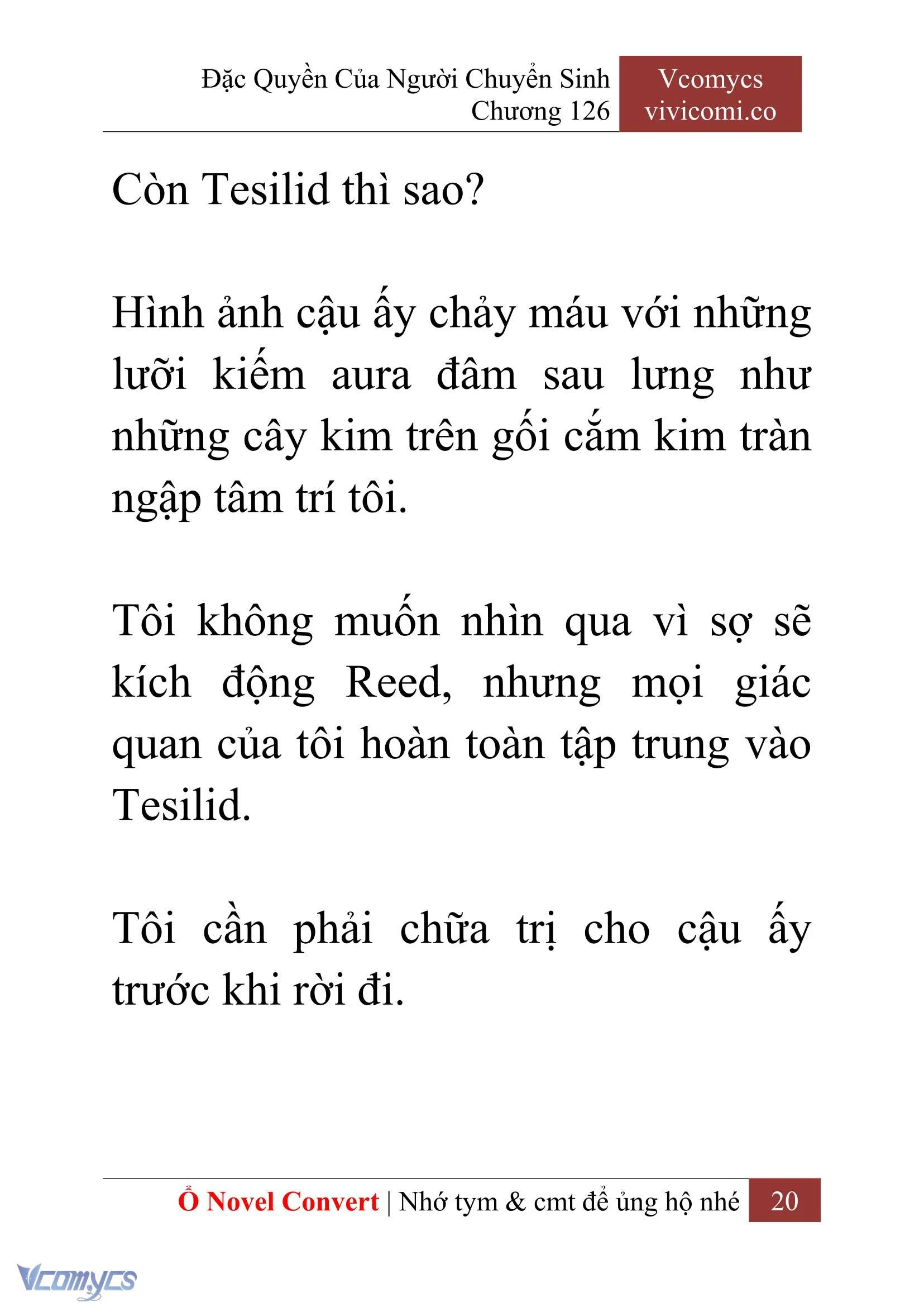 [Novel] Đặc Quyền Của Người Chuyển Sinh Chapter  126 - 22