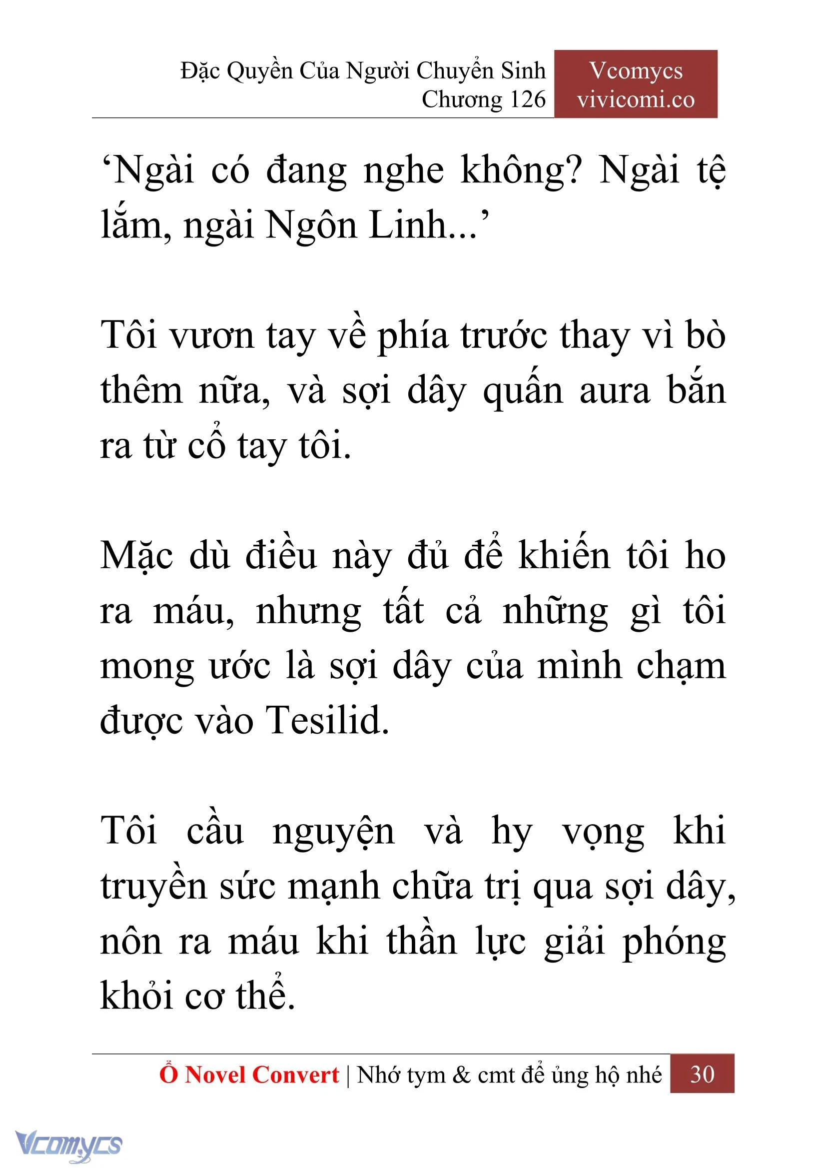 [Novel] Đặc Quyền Của Người Chuyển Sinh Chapter  126 - 32