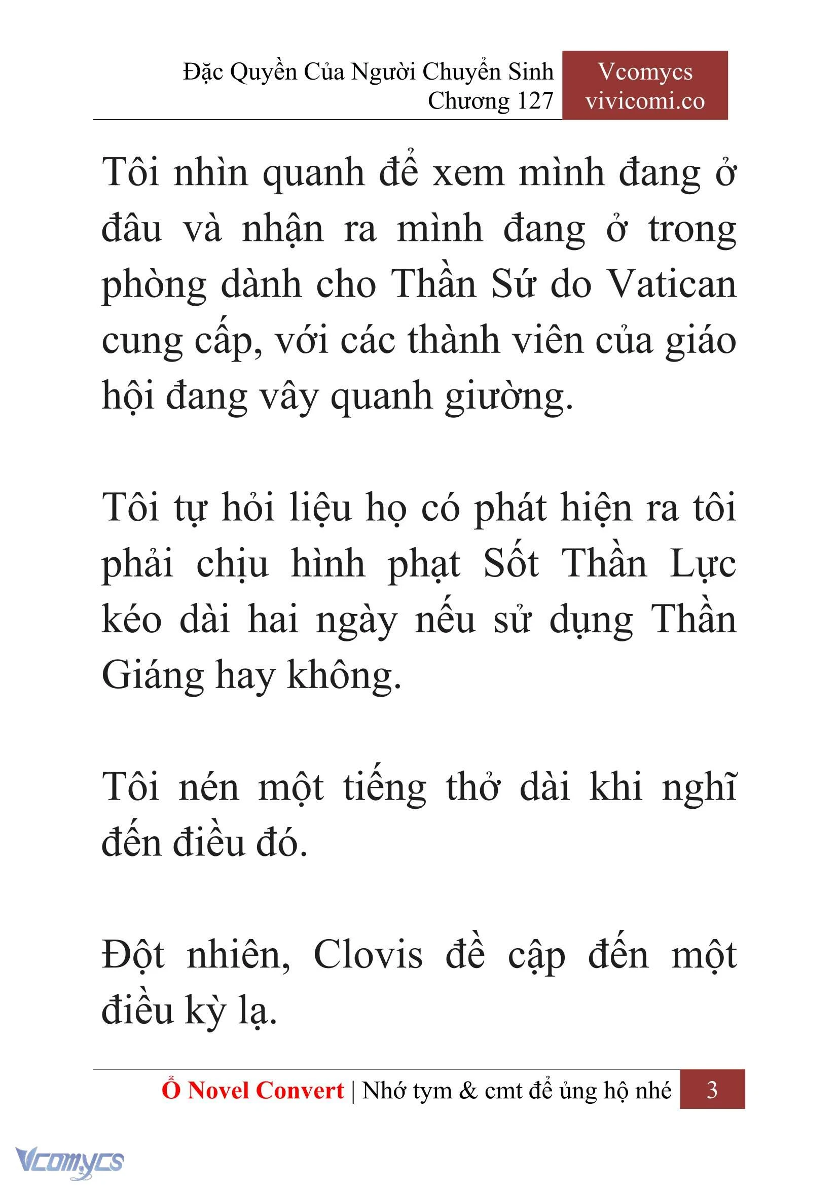 [Novel] Đặc Quyền Của Người Chuyển Sinh Chapter  127 - 5