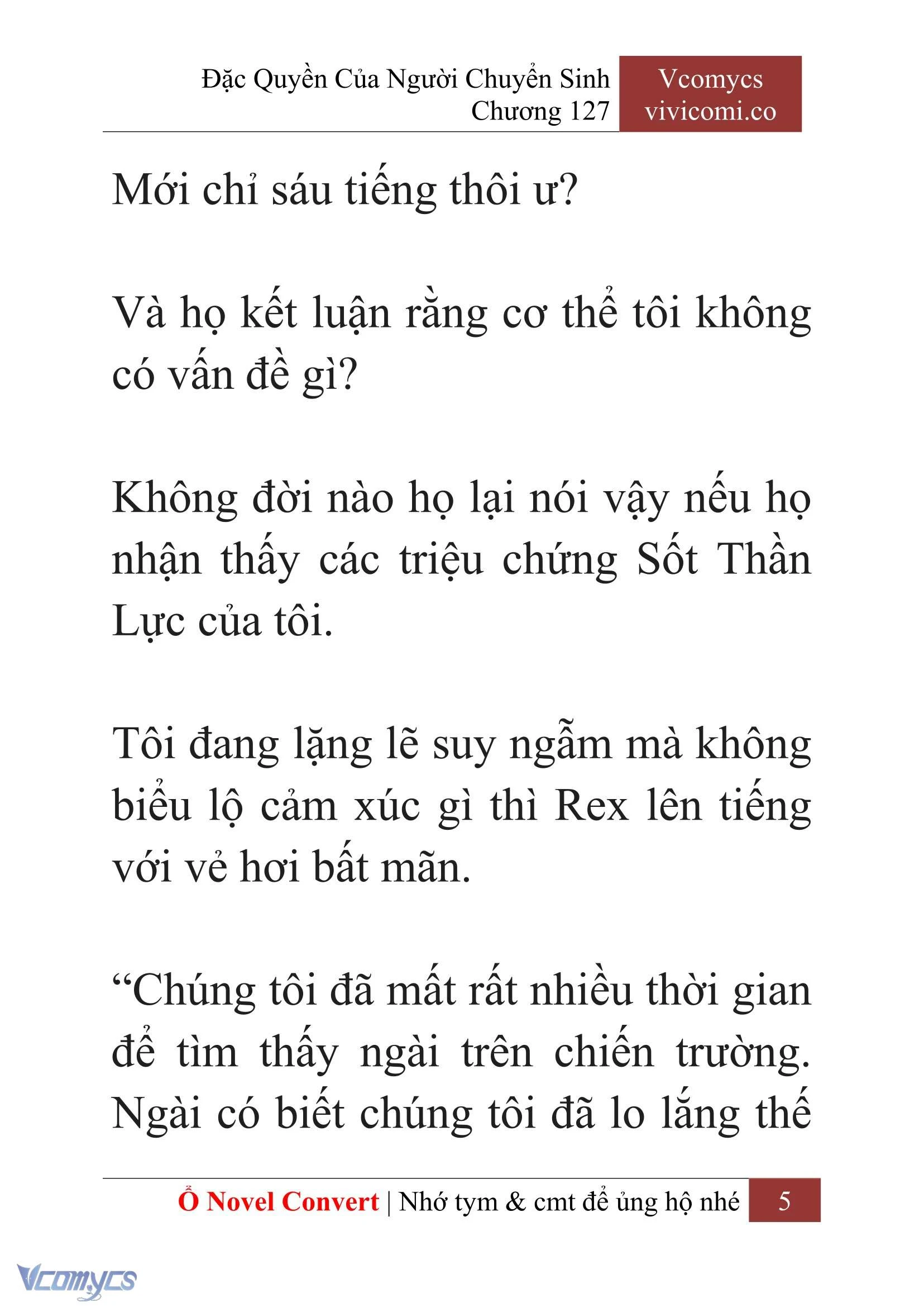 [Novel] Đặc Quyền Của Người Chuyển Sinh Chapter  127 - 7