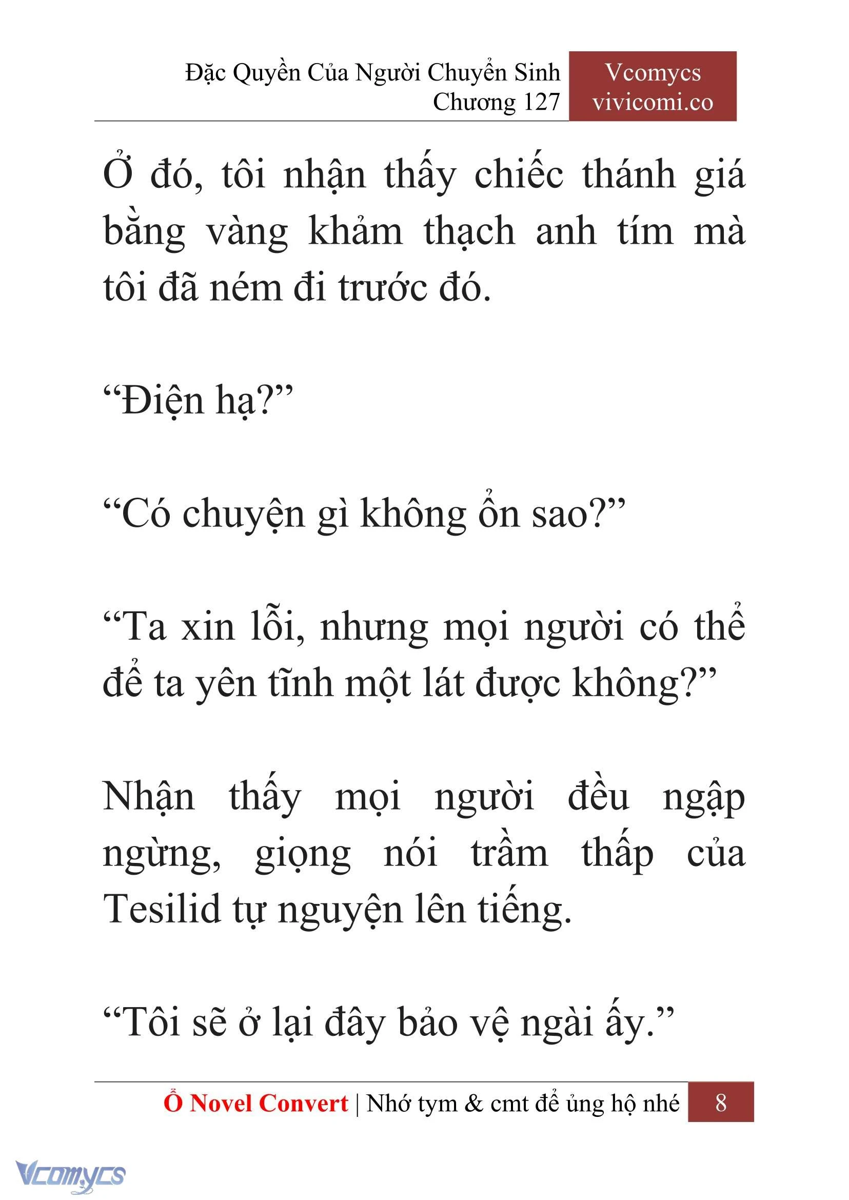 [Novel] Đặc Quyền Của Người Chuyển Sinh Chapter  127 - 10