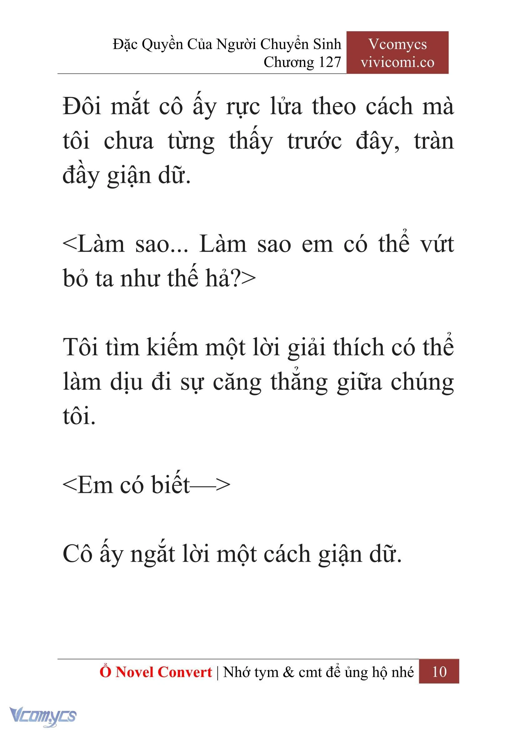 [Novel] Đặc Quyền Của Người Chuyển Sinh Chapter  127 - 12