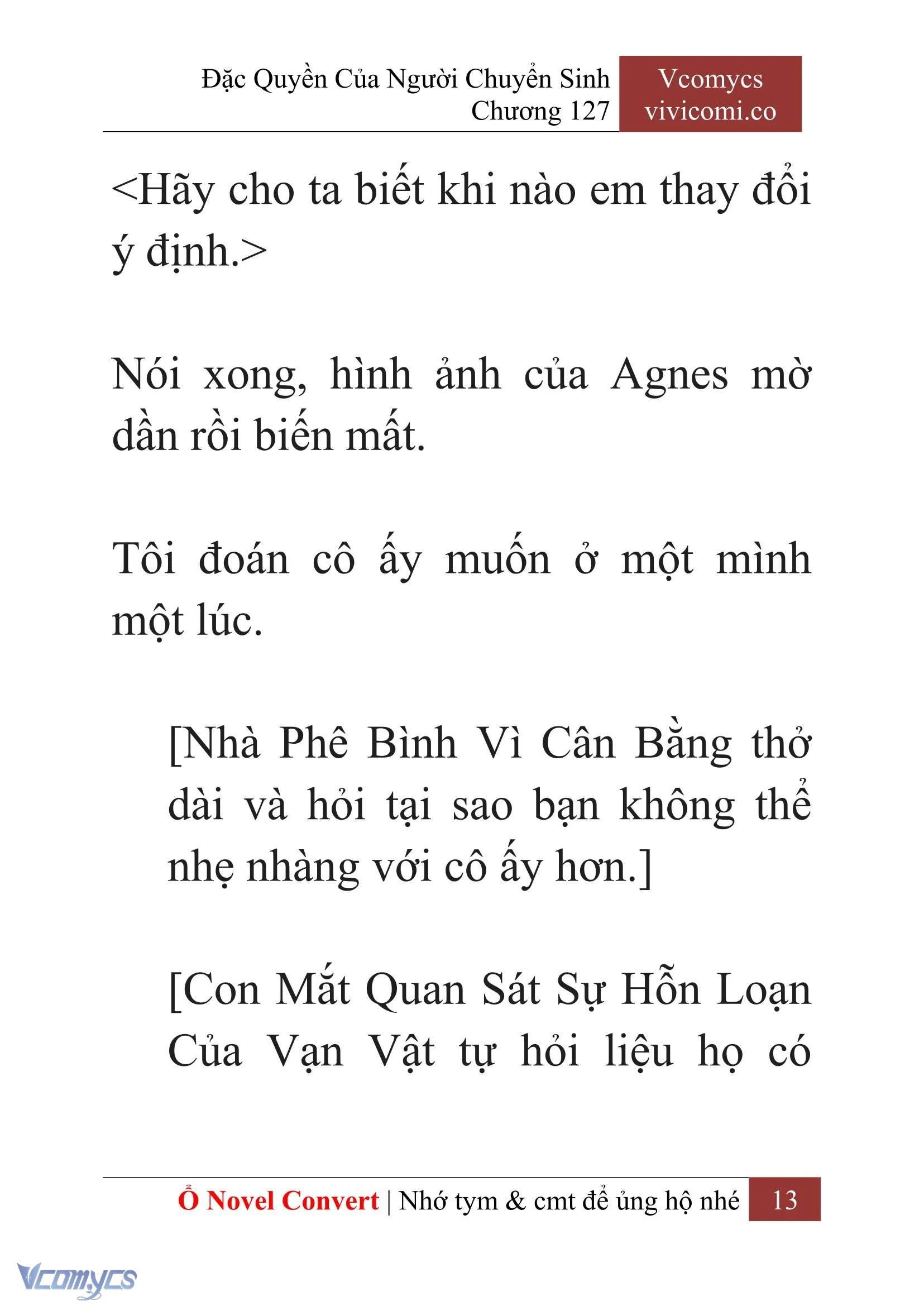 [Novel] Đặc Quyền Của Người Chuyển Sinh Chapter  127 - 15