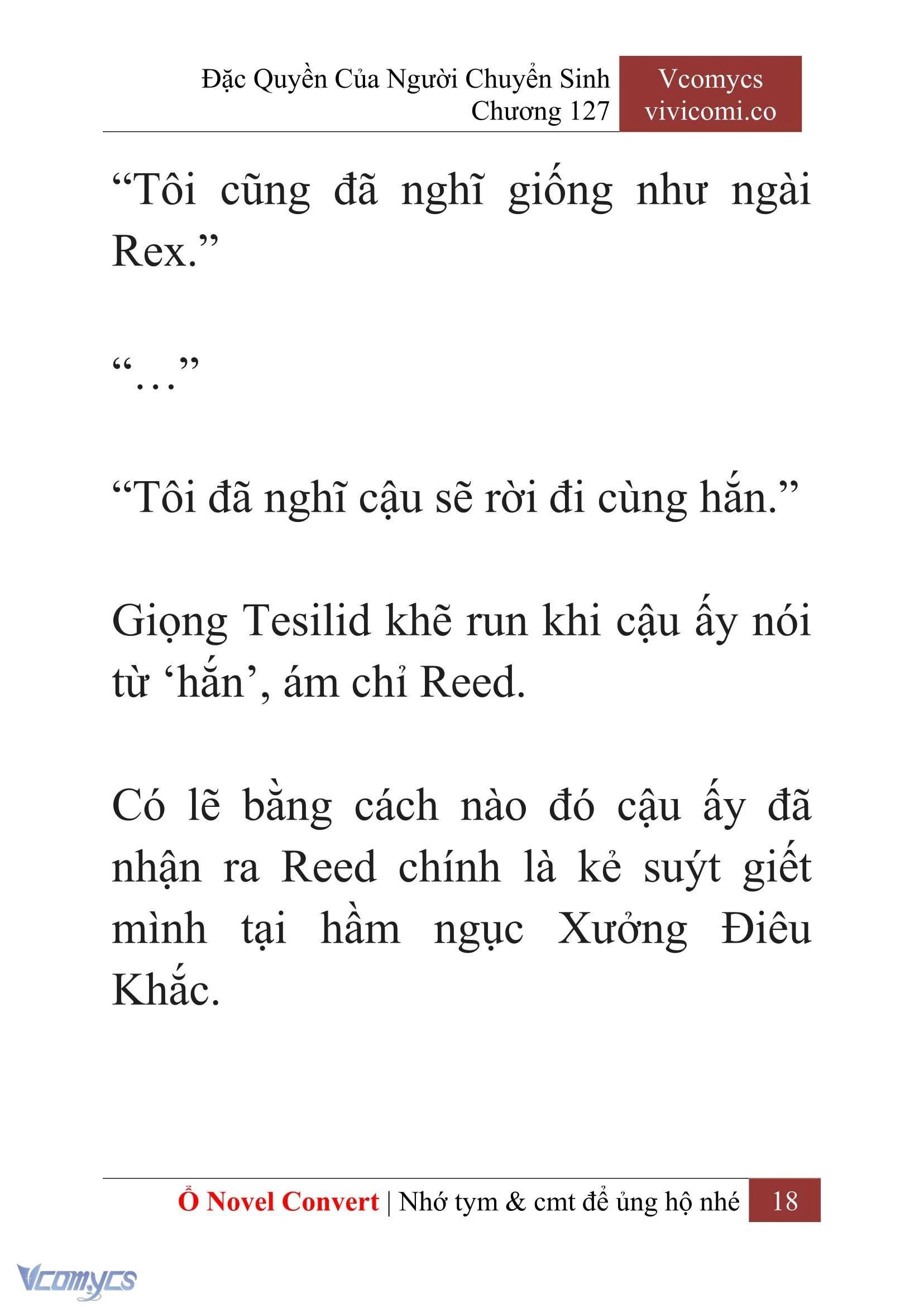[Novel] Đặc Quyền Của Người Chuyển Sinh Chapter  127 - 20