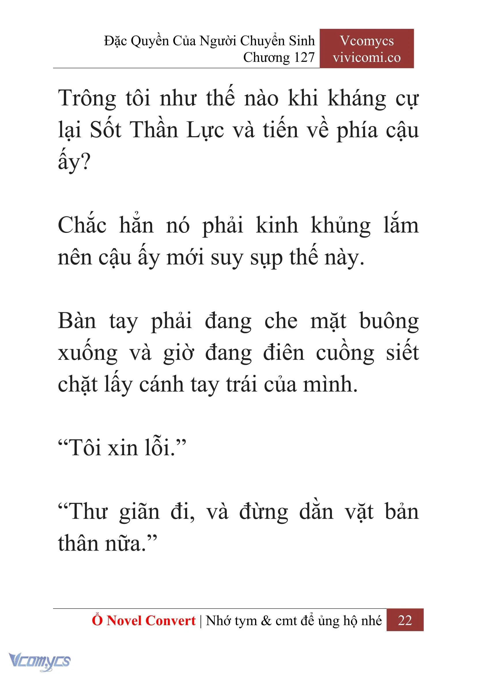 [Novel] Đặc Quyền Của Người Chuyển Sinh Chapter  127 - 24