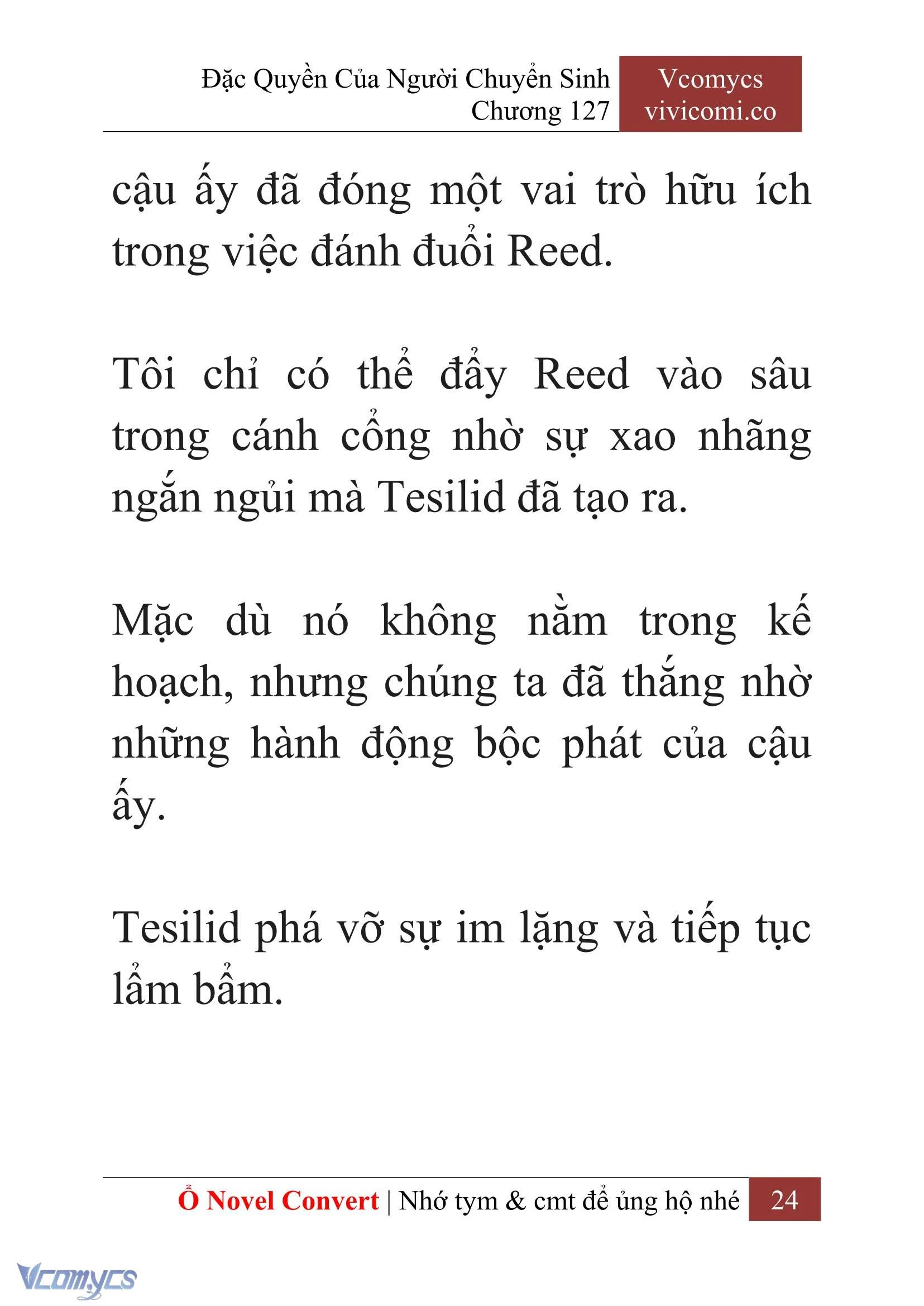 [Novel] Đặc Quyền Của Người Chuyển Sinh Chapter  127 - 26