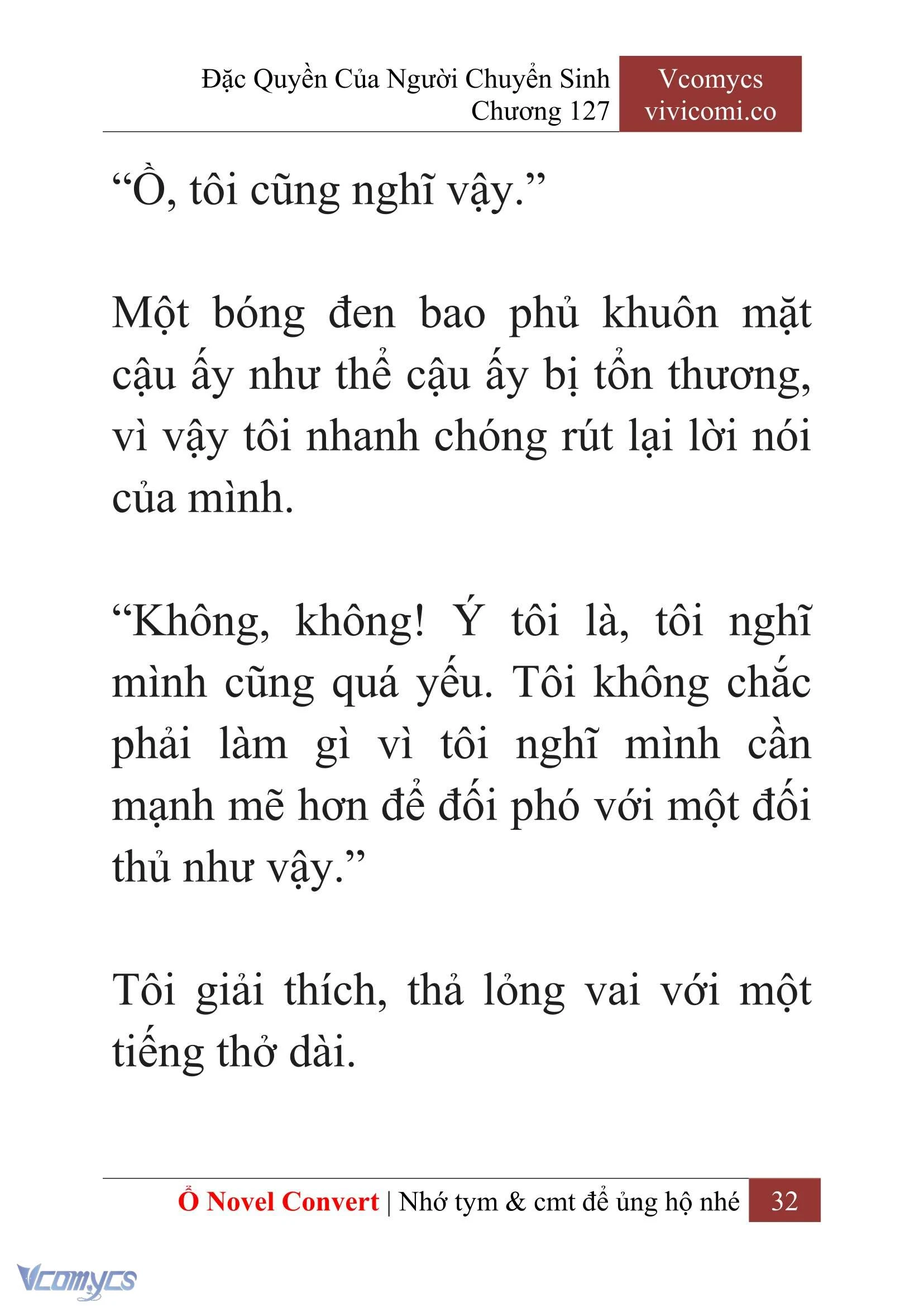 [Novel] Đặc Quyền Của Người Chuyển Sinh Chapter  127 - 34