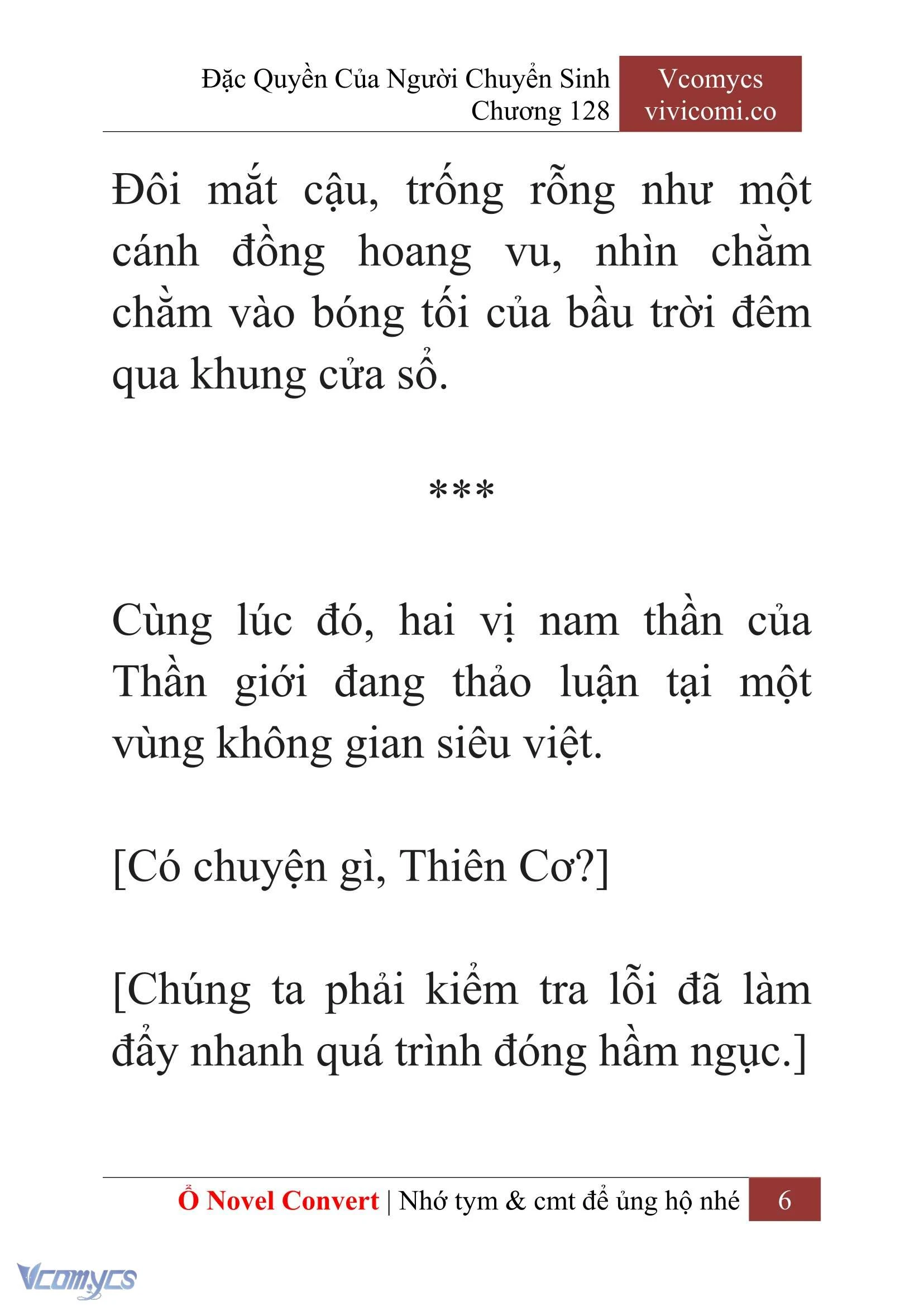 [Novel] Đặc Quyền Của Người Chuyển Sinh Chapter  128 - 8