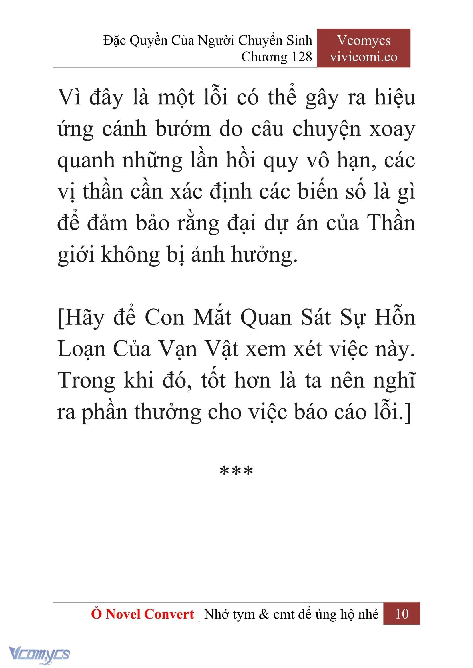 [Novel] Đặc Quyền Của Người Chuyển Sinh Chapter  128 - 12