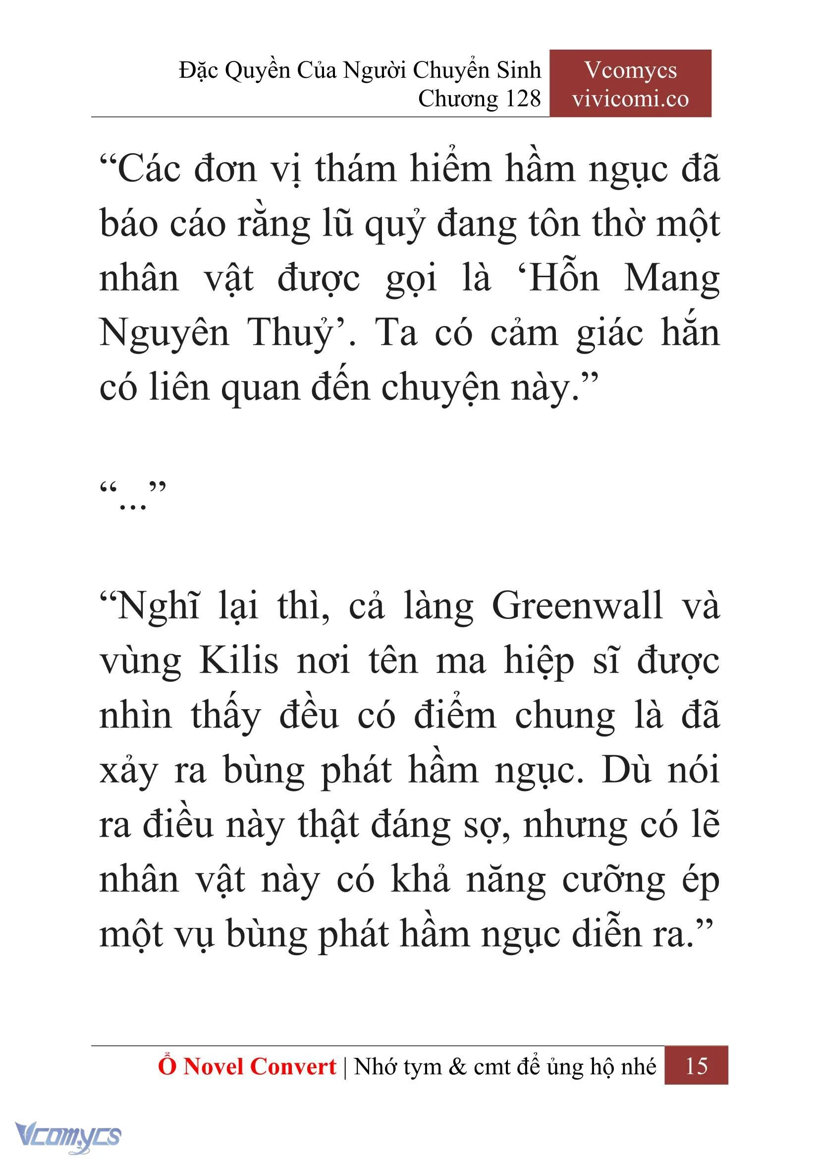 [Novel] Đặc Quyền Của Người Chuyển Sinh Chapter  128 - 17