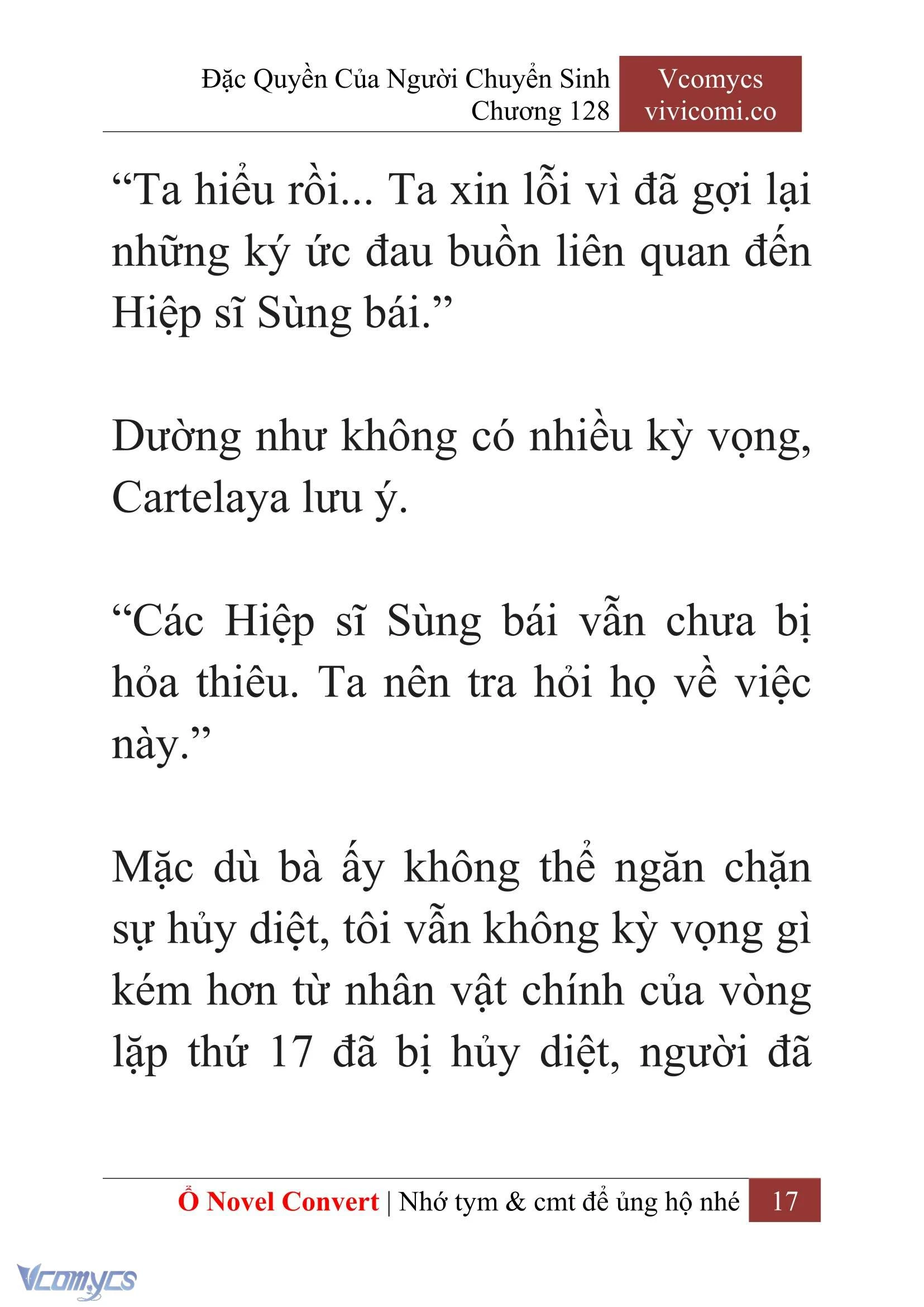 [Novel] Đặc Quyền Của Người Chuyển Sinh Chapter  128 - 19