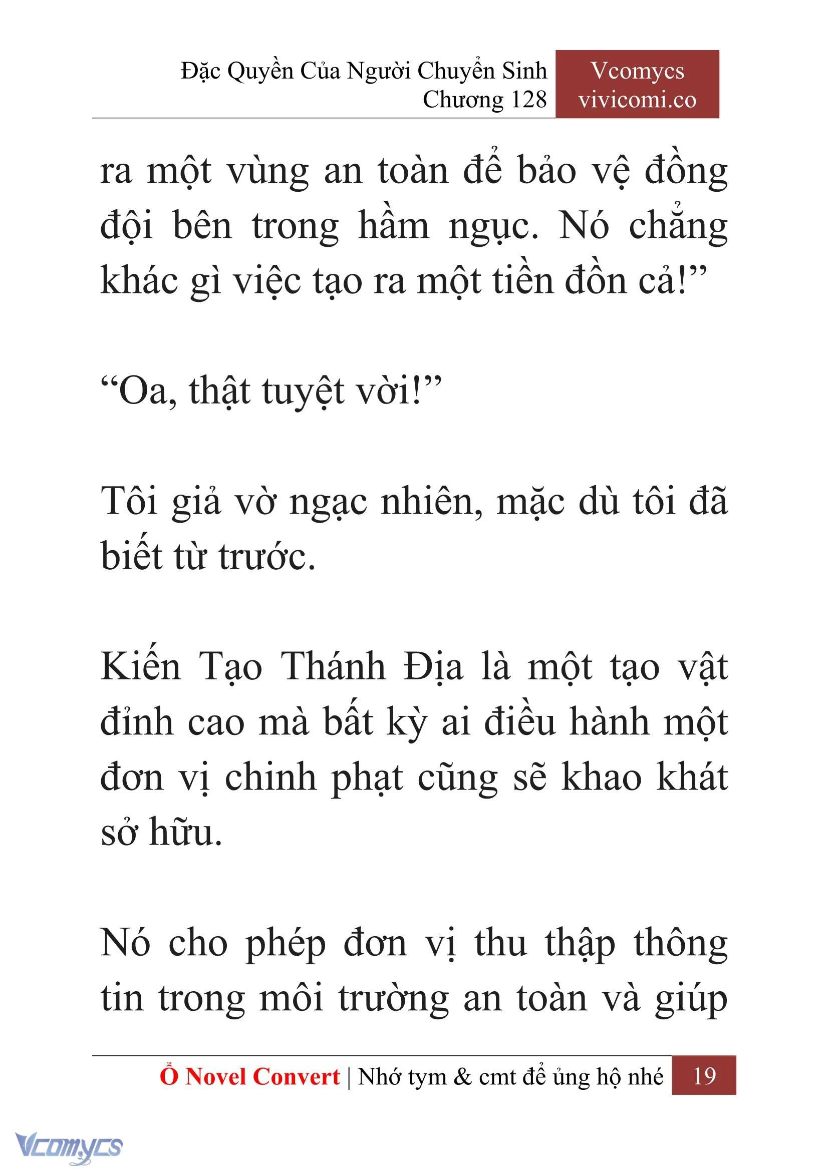 [Novel] Đặc Quyền Của Người Chuyển Sinh Chapter  128 - 21