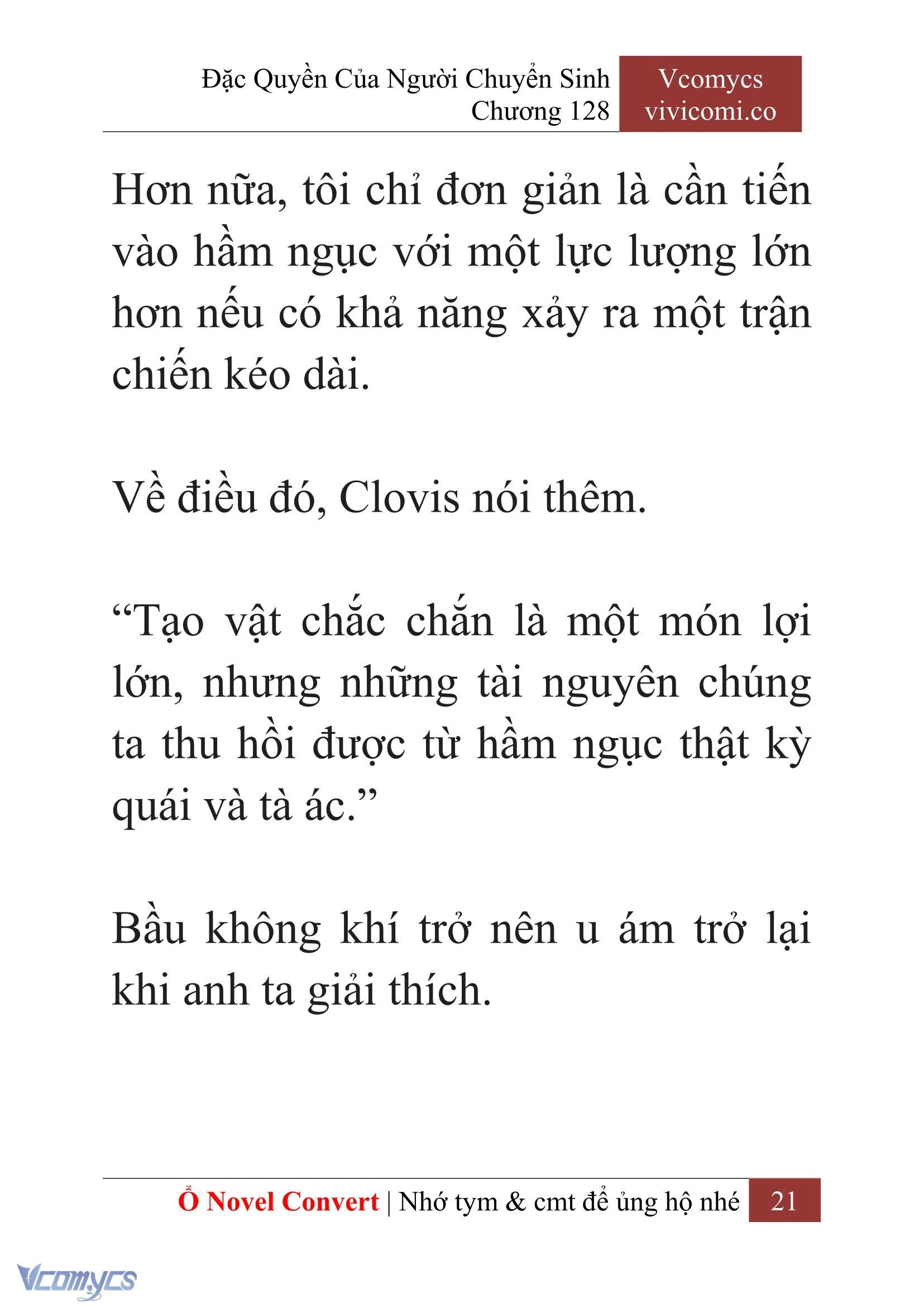 [Novel] Đặc Quyền Của Người Chuyển Sinh Chapter  128 - 23