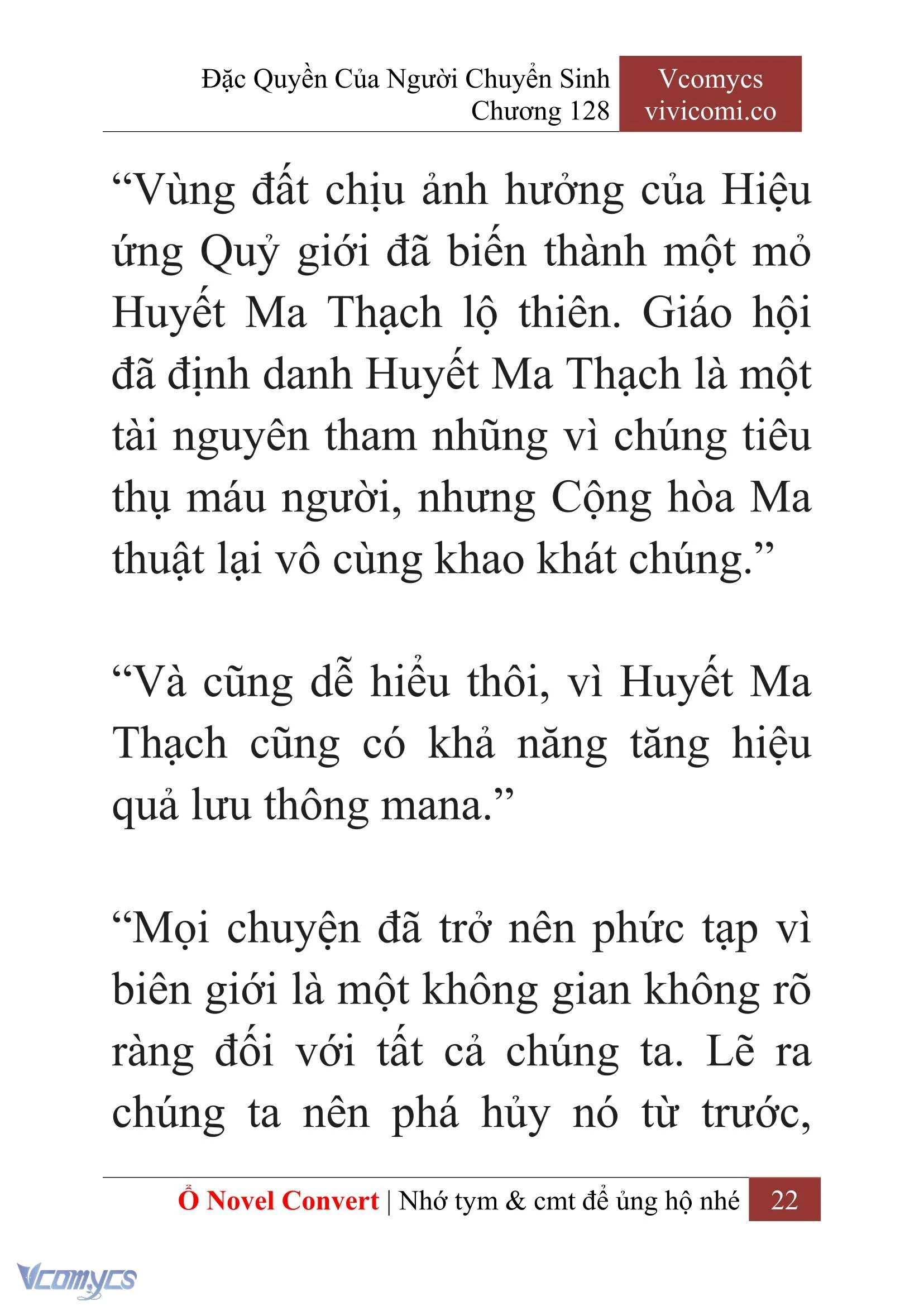[Novel] Đặc Quyền Của Người Chuyển Sinh Chapter  128 - 24