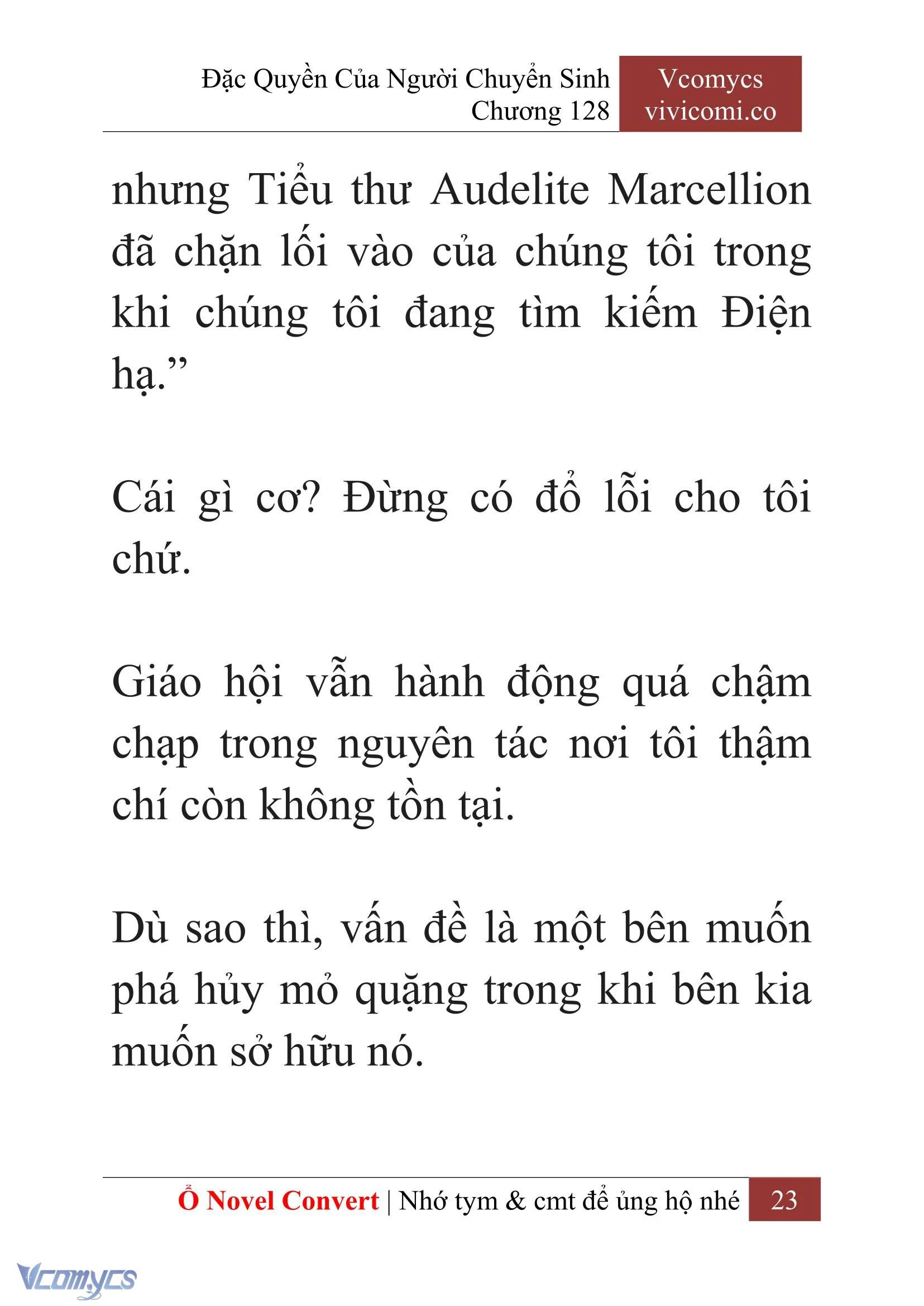 [Novel] Đặc Quyền Của Người Chuyển Sinh Chapter  128 - 25