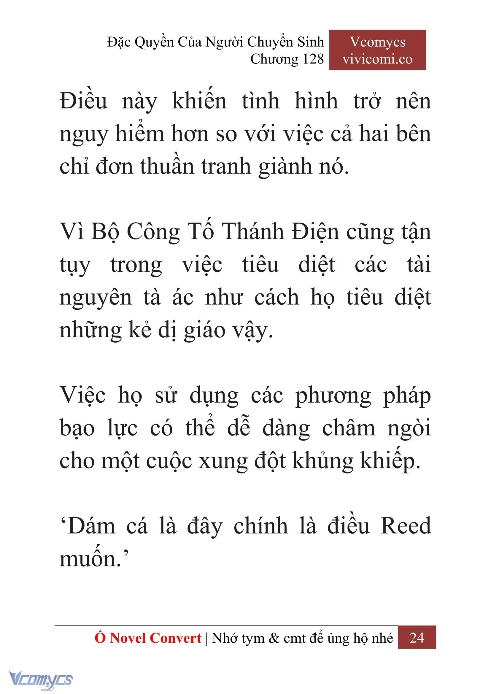 [Novel] Đặc Quyền Của Người Chuyển Sinh Chapter  128 - 26