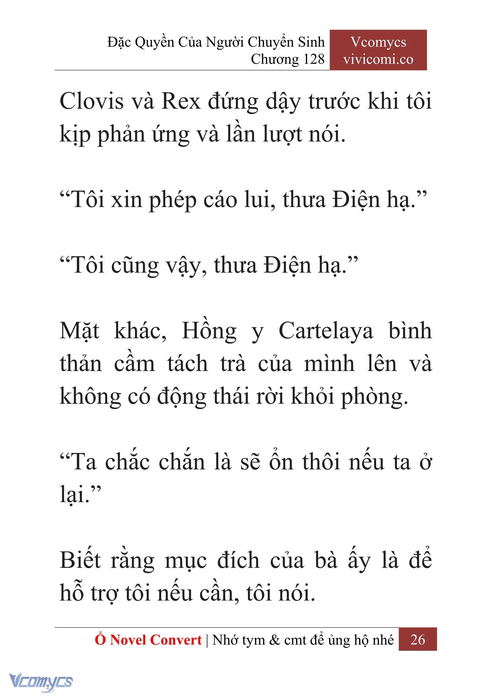 [Novel] Đặc Quyền Của Người Chuyển Sinh Chapter  128 - 28