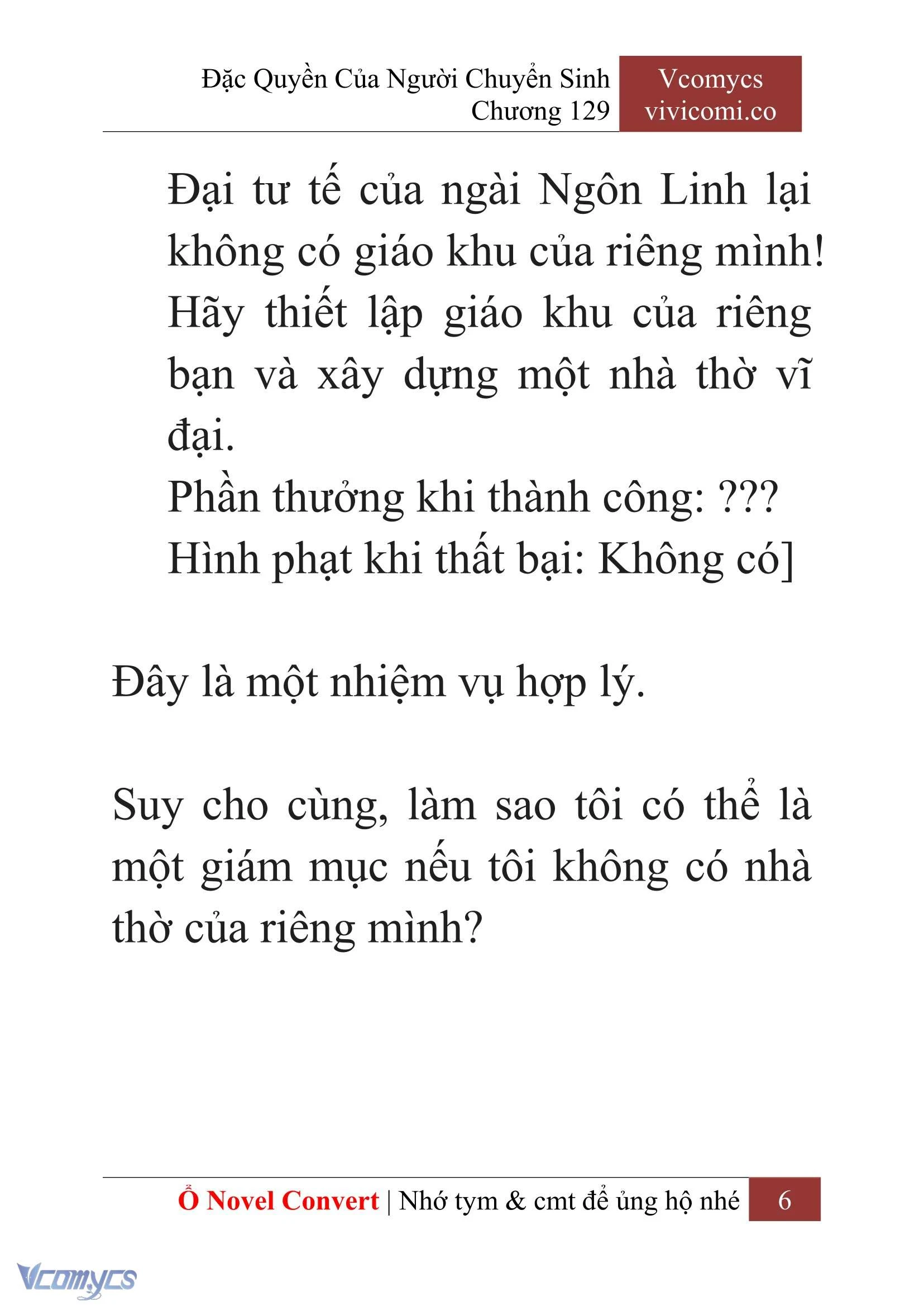 [Novel] Đặc Quyền Của Người Chuyển Sinh Chapter  129 - 8