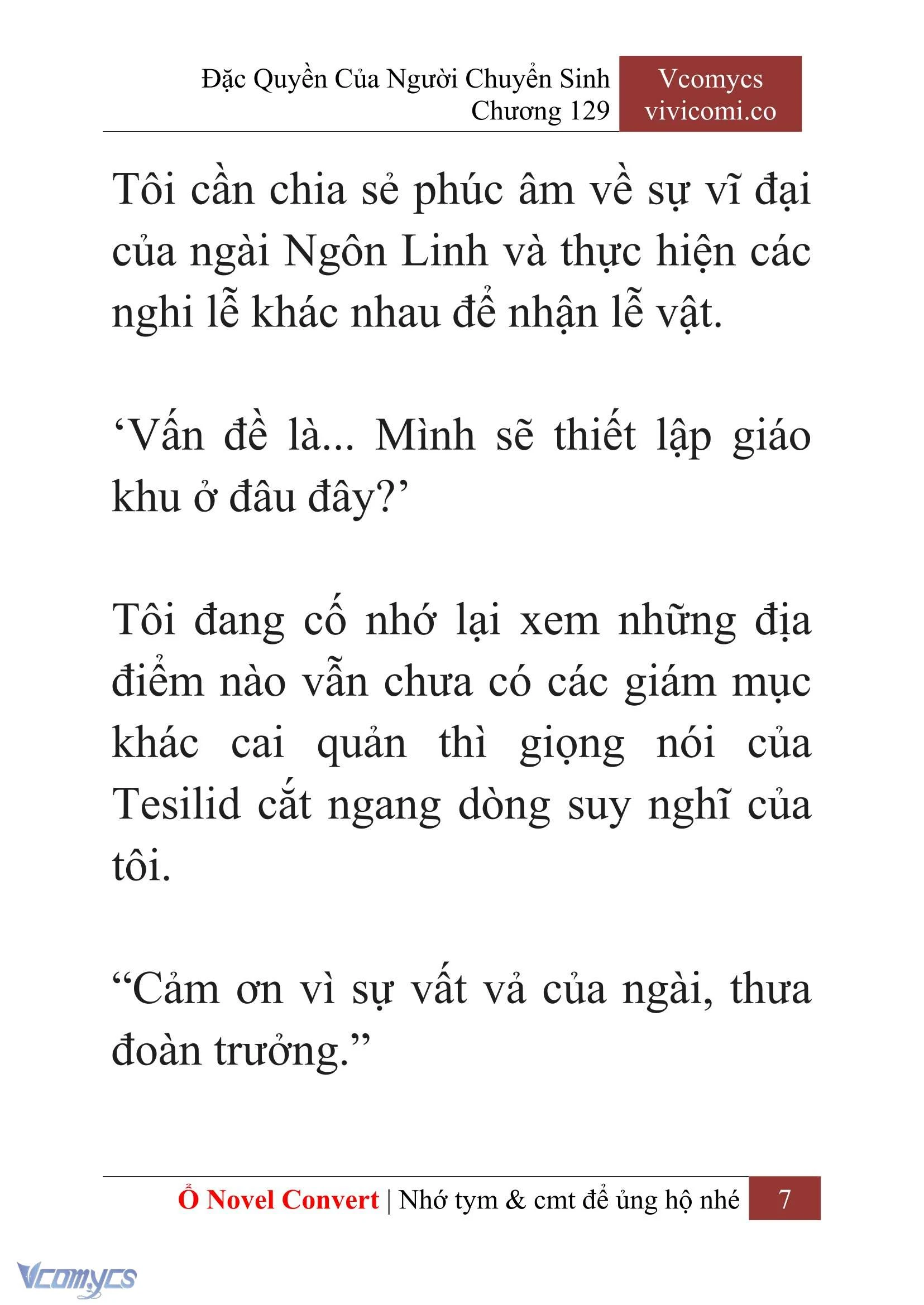 [Novel] Đặc Quyền Của Người Chuyển Sinh Chapter  129 - 9
