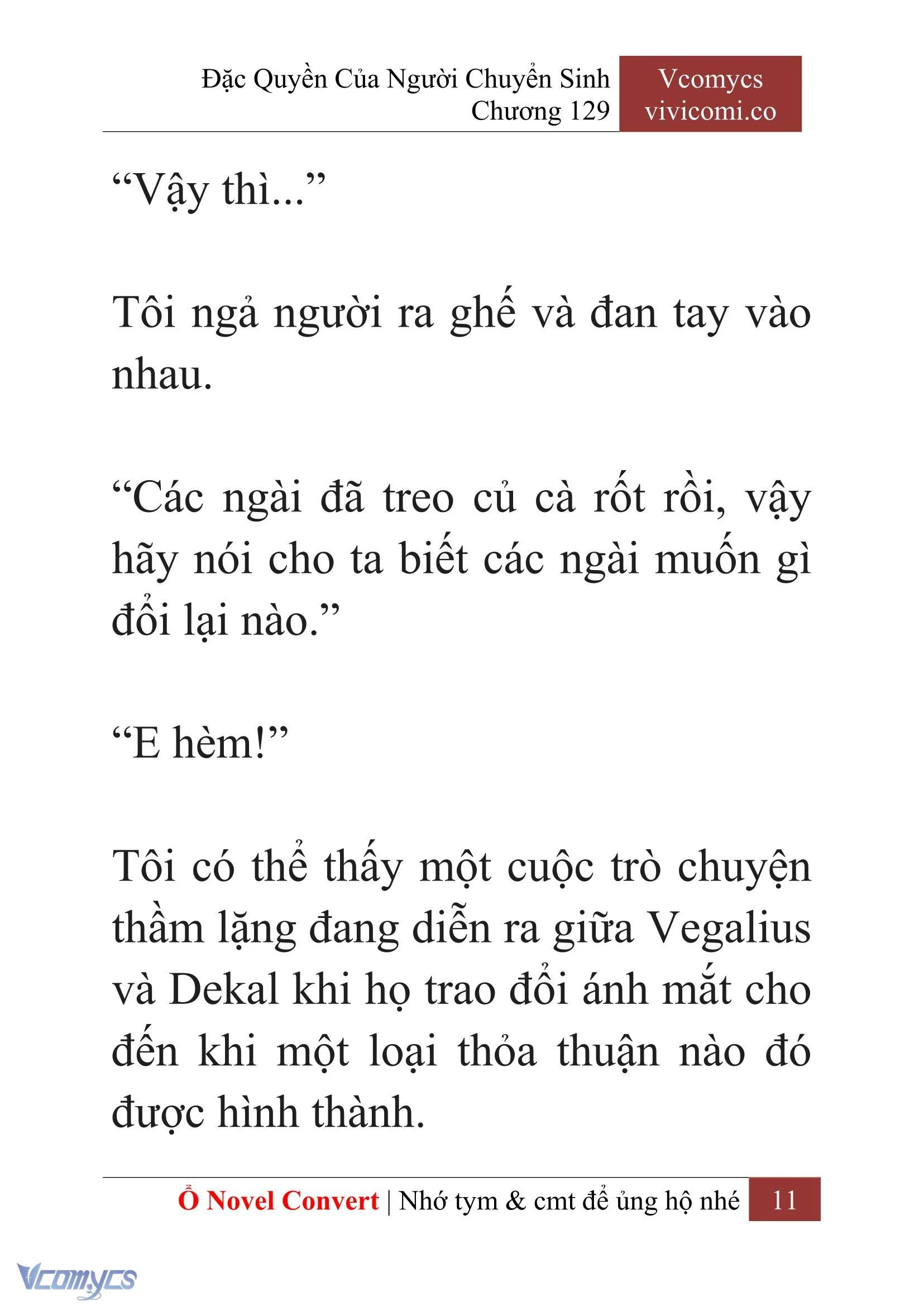 [Novel] Đặc Quyền Của Người Chuyển Sinh Chapter  129 - 13