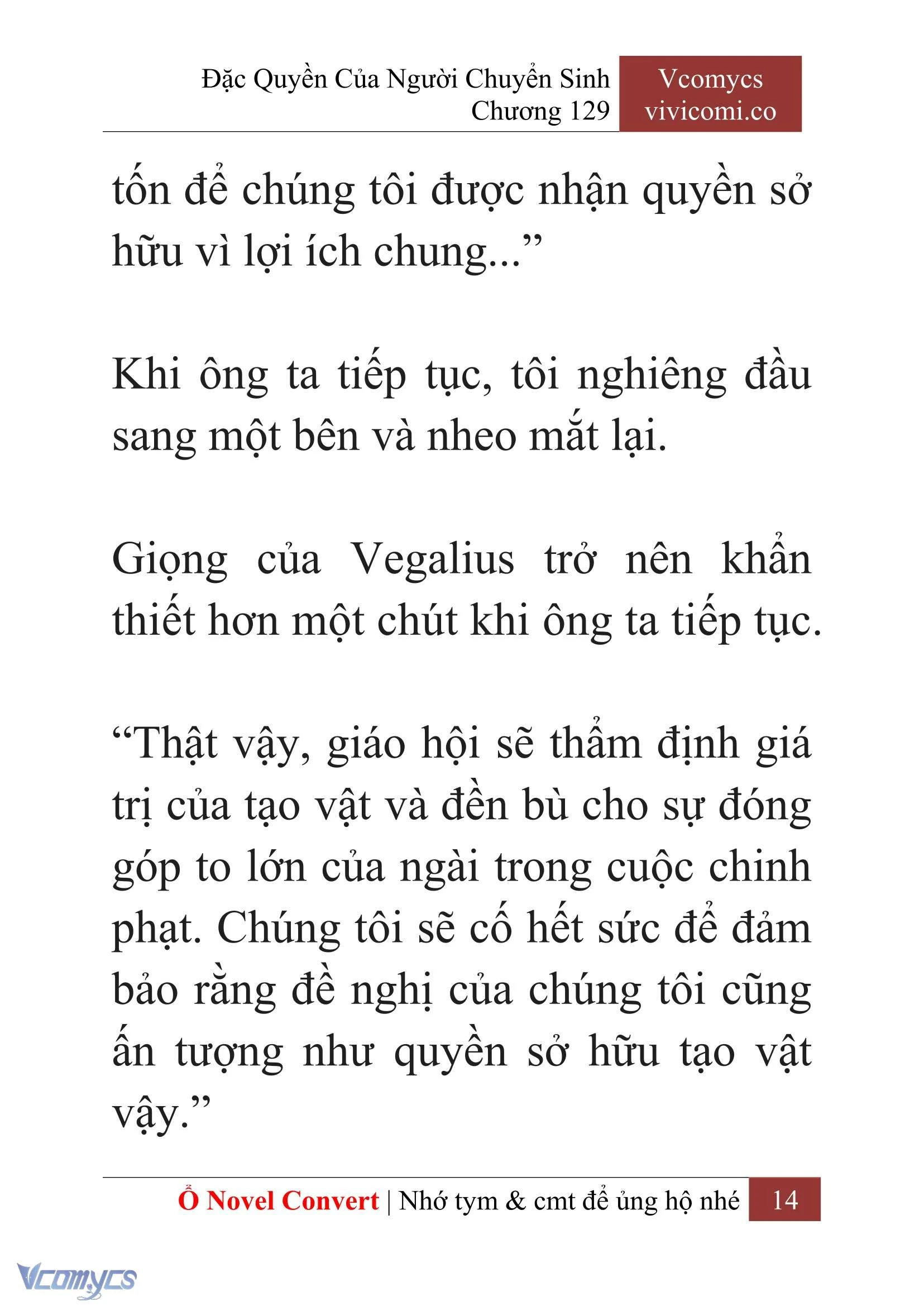 [Novel] Đặc Quyền Của Người Chuyển Sinh Chapter  129 - 16