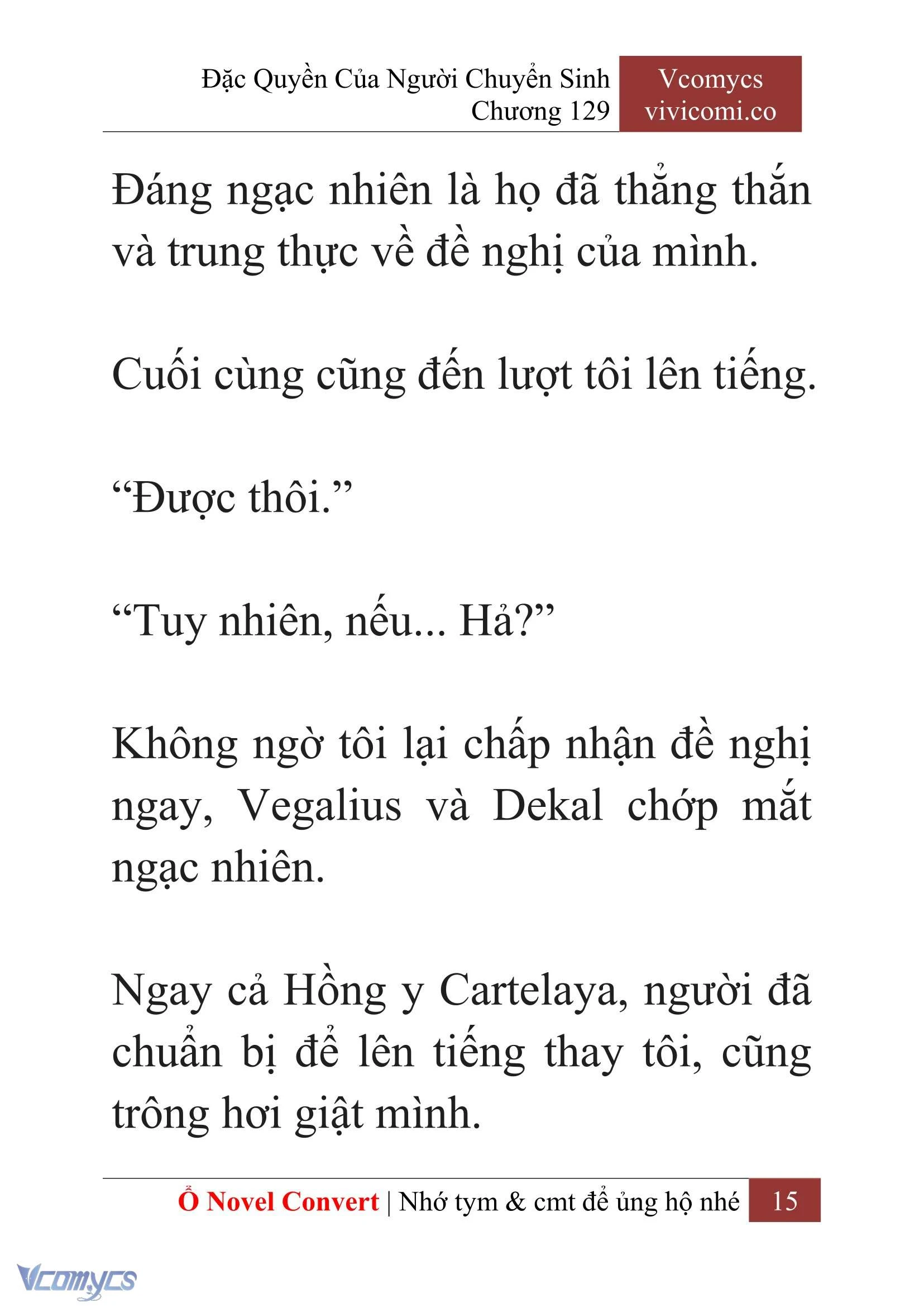 [Novel] Đặc Quyền Của Người Chuyển Sinh Chapter  129 - 17
