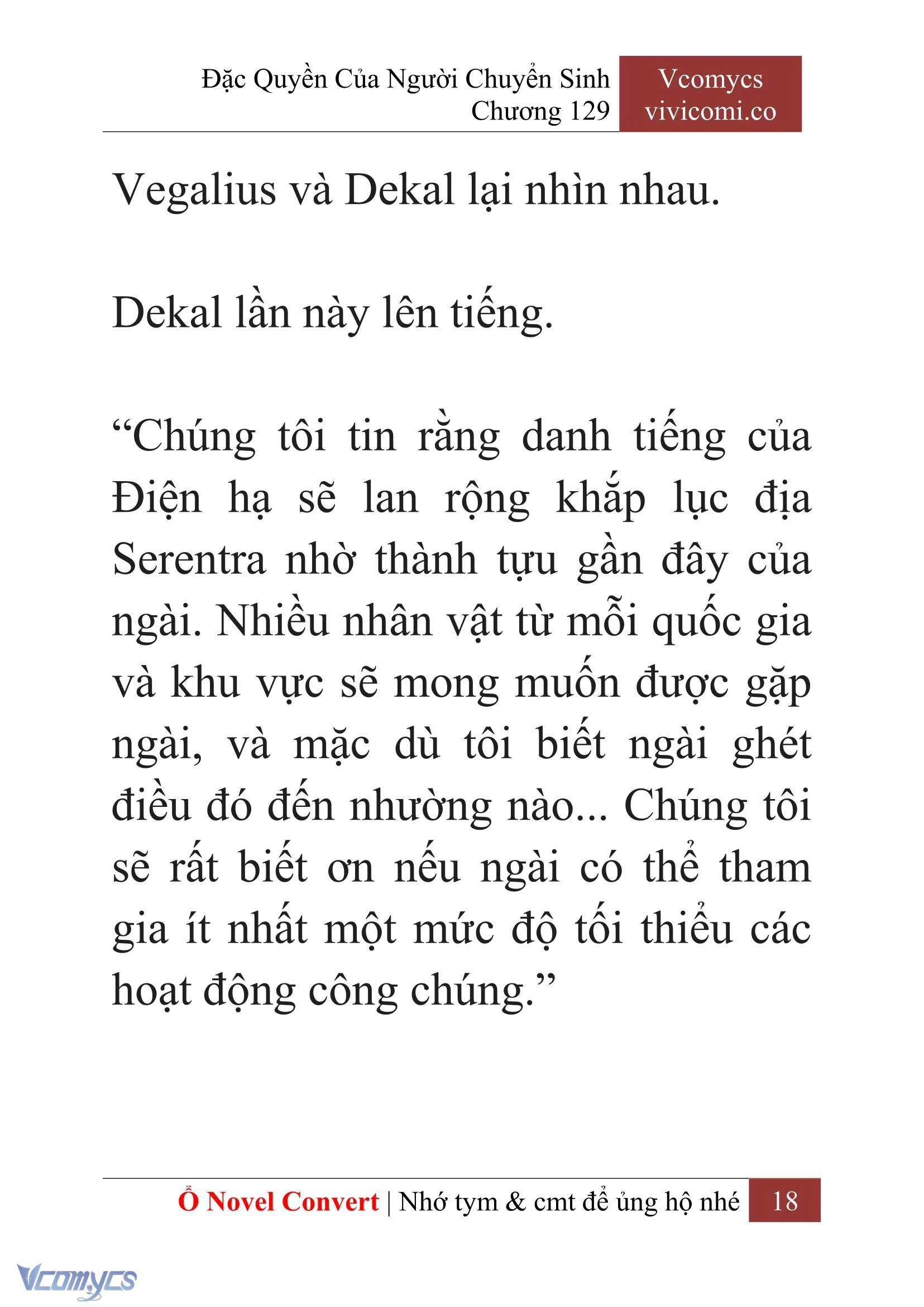 [Novel] Đặc Quyền Của Người Chuyển Sinh Chapter  129 - 20