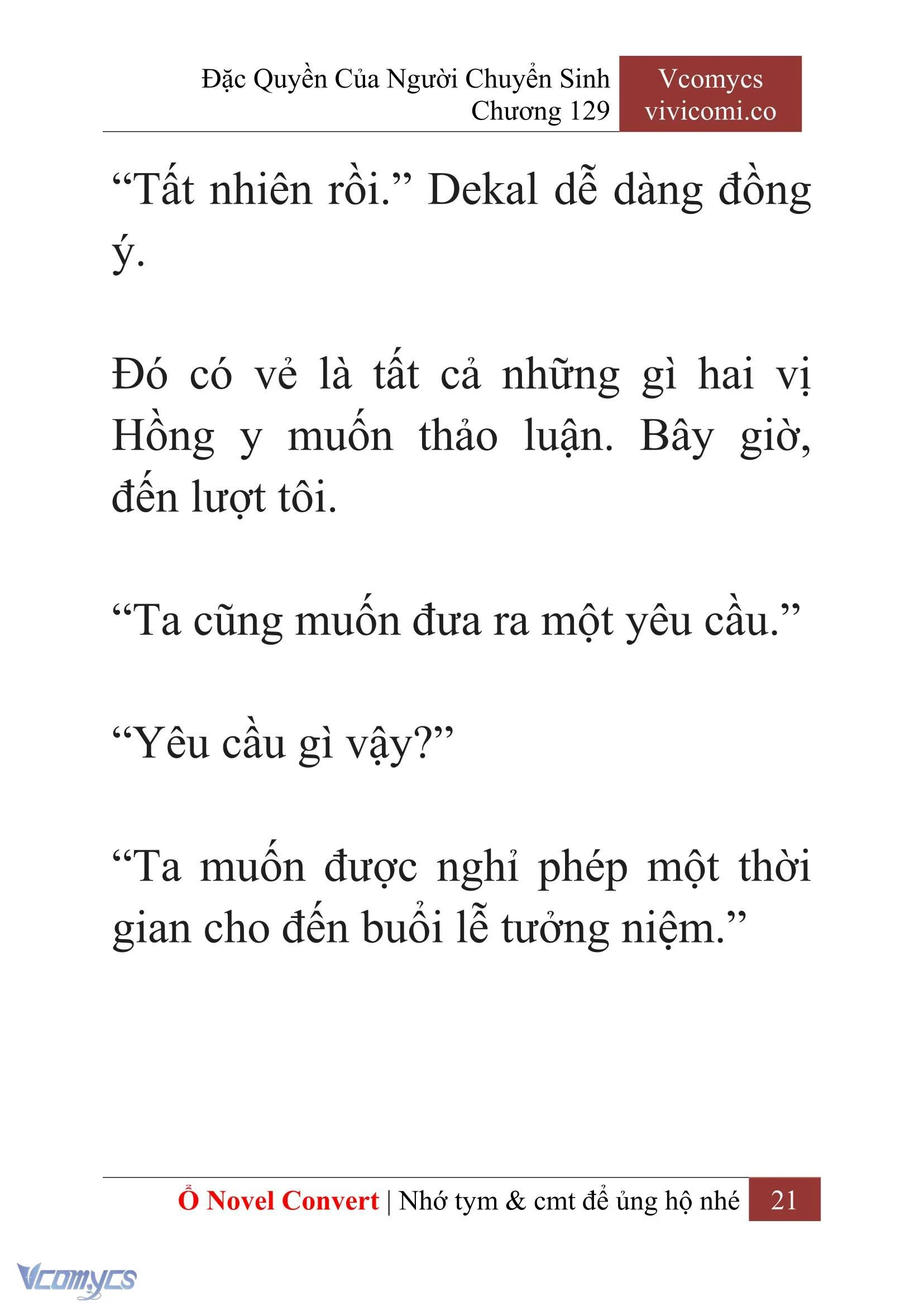 [Novel] Đặc Quyền Của Người Chuyển Sinh Chapter  129 - 23