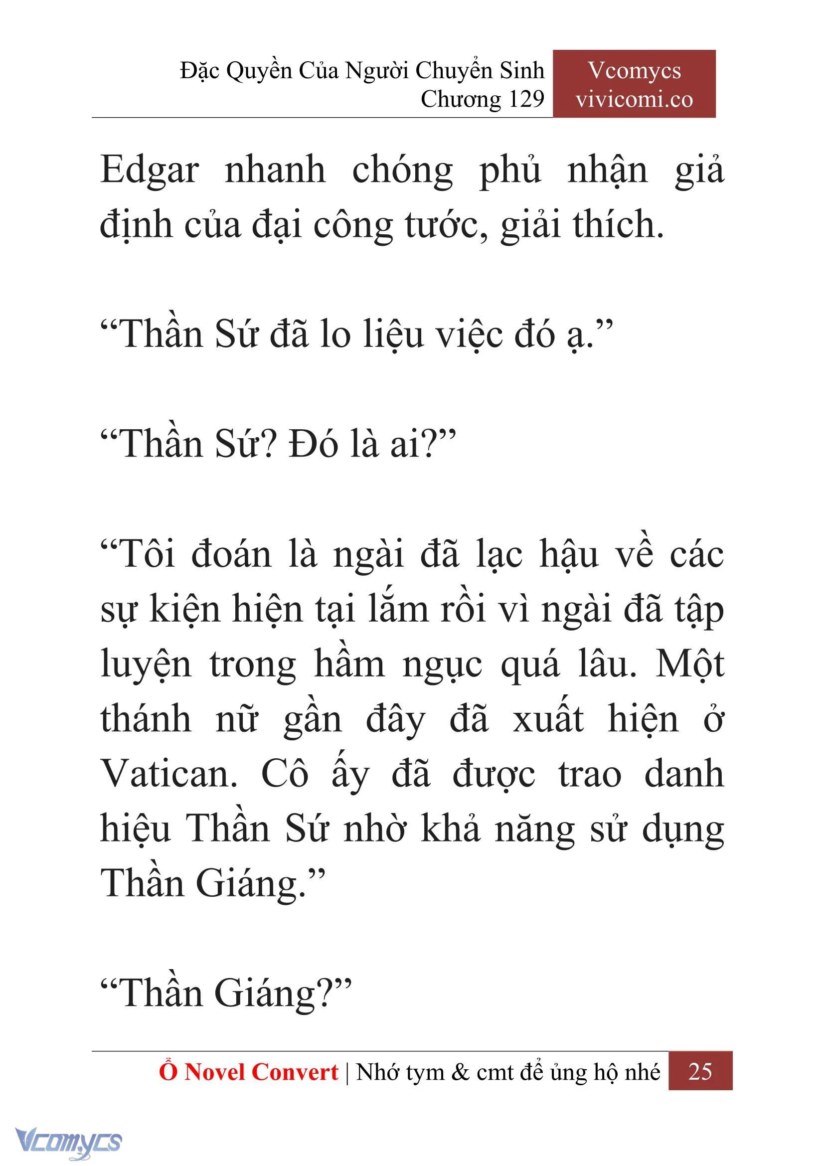 [Novel] Đặc Quyền Của Người Chuyển Sinh Chapter  129 - 27