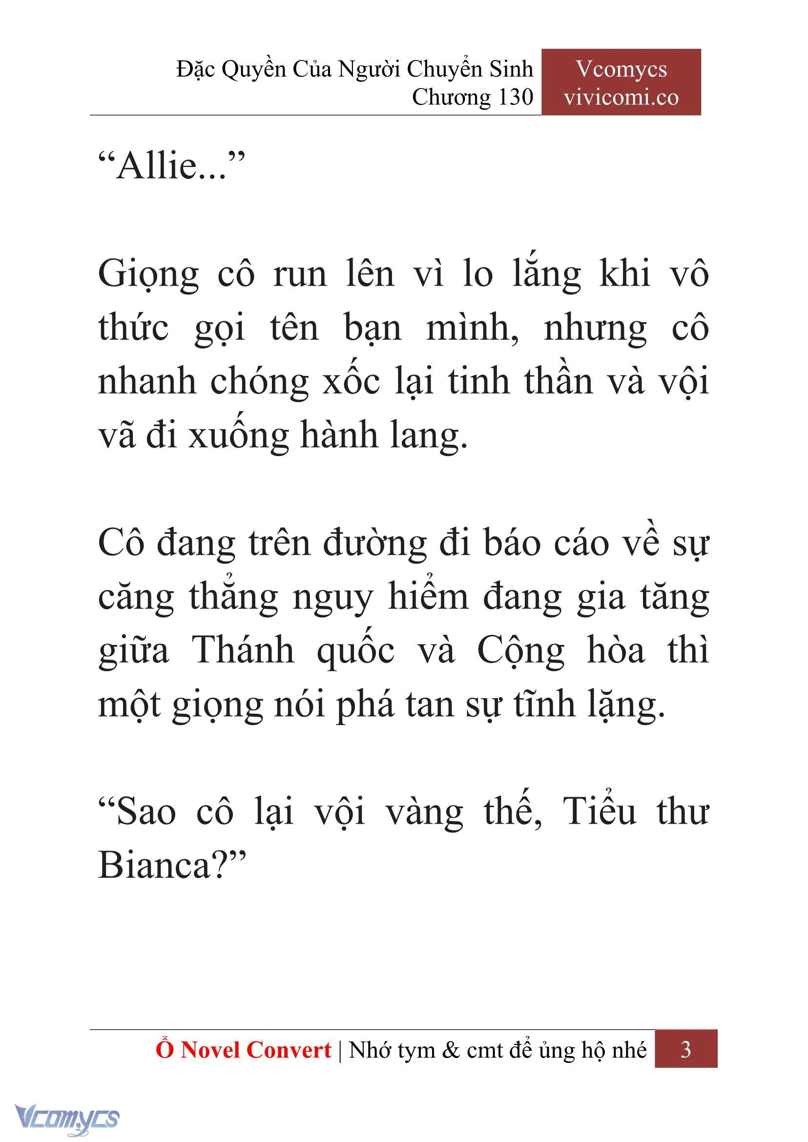 [Novel] Đặc Quyền Của Người Chuyển Sinh Chapter  130 - 5