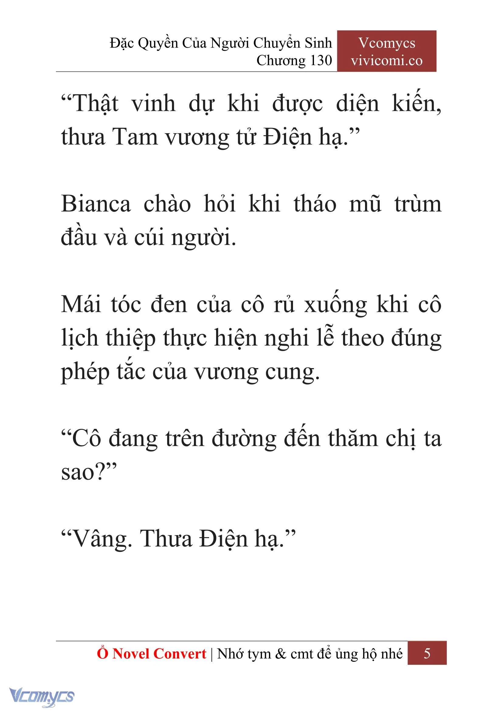 [Novel] Đặc Quyền Của Người Chuyển Sinh Chapter  130 - 7