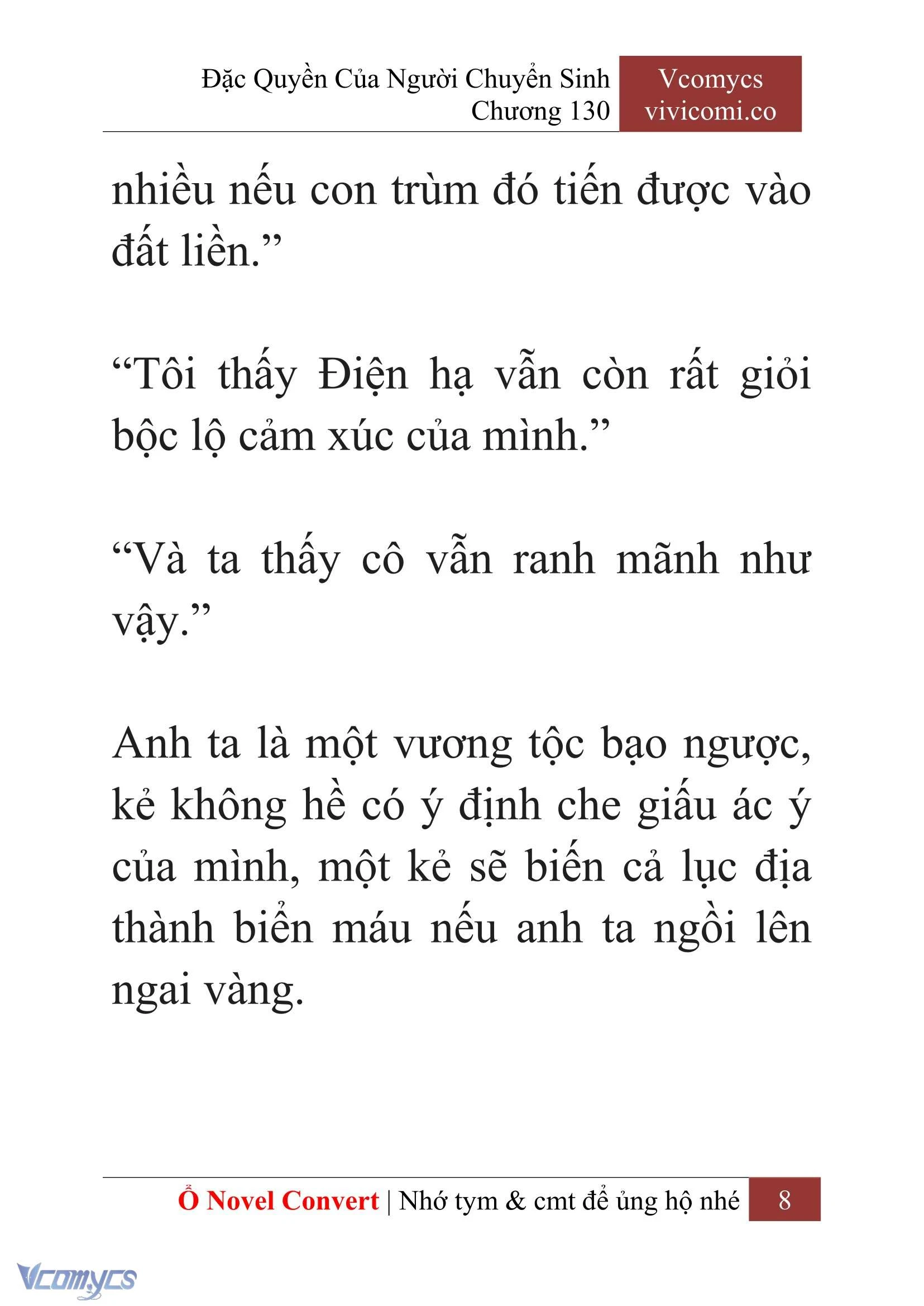 [Novel] Đặc Quyền Của Người Chuyển Sinh Chapter  130 - 10